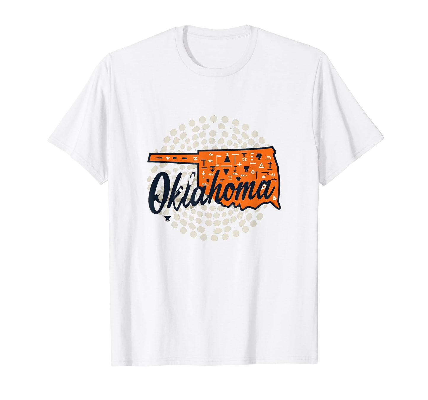 Oklahoma America Usa State Minimal T-Shirt - Novelty Apparel Unisex - T-Shirt, Sweatshirt, Hoodie
