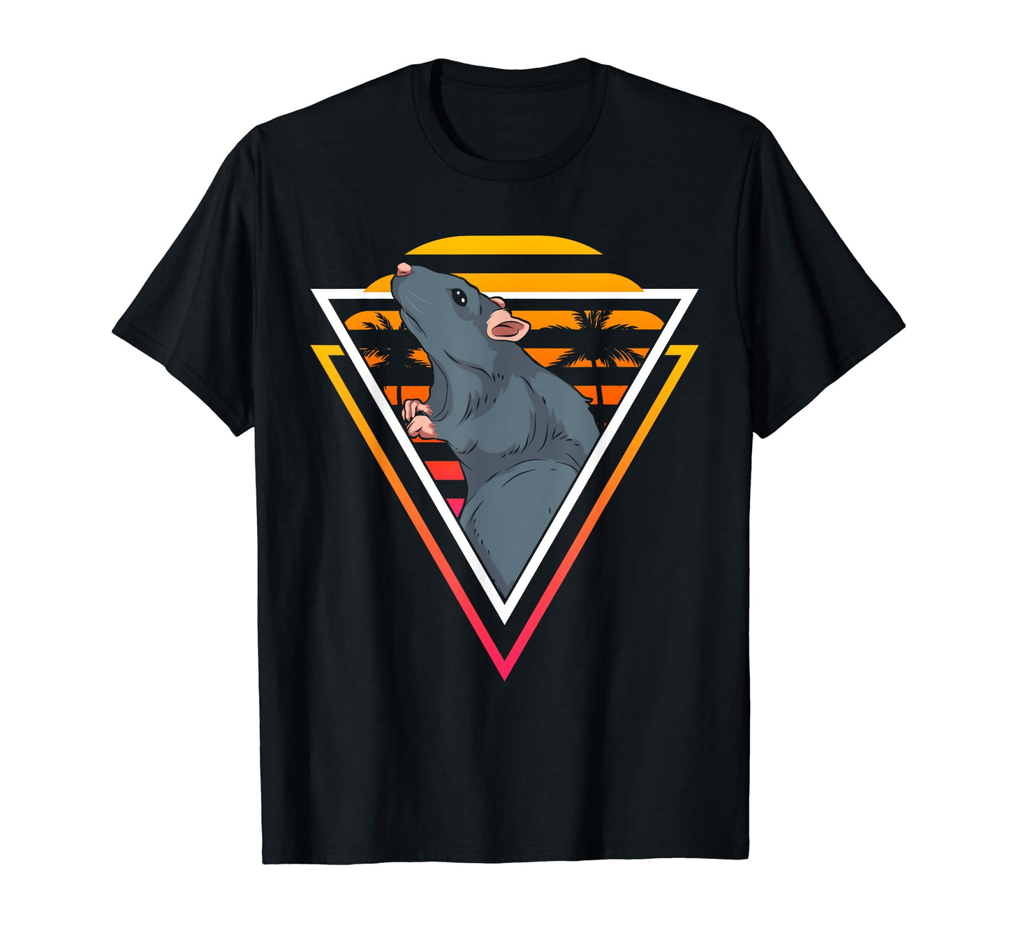 Vaporwave Animal 80S Art Aesthetic T-Shirt - Custom Art Print Unisex - T-Shirt, Sweatshirt, Hoodie