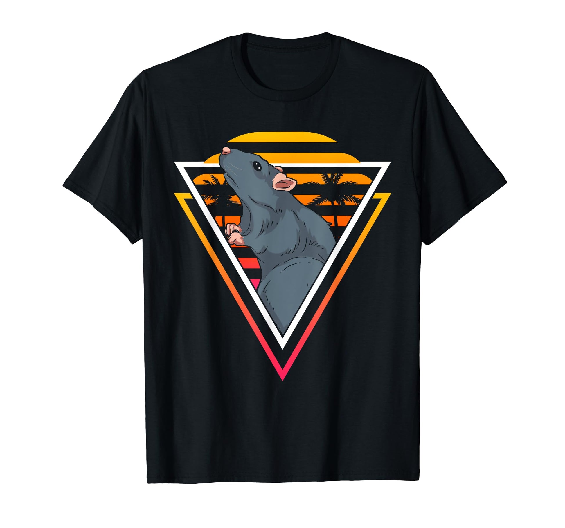 Vaporwave Animal 80S Art Aesthetic T-Shirt - Custom Art Print Unisex - T-Shirt, Sweatshirt, Hoodie