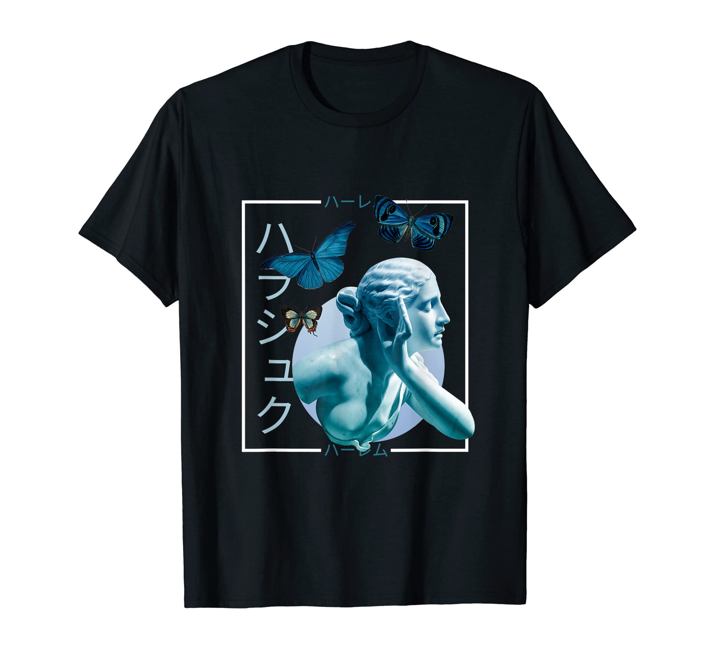 Vaporwave Statue Aesthetic Art Glitch T-Shirt - Novelty Apparel Men Women - T-Shirt, Sweatshirt, Hoodie