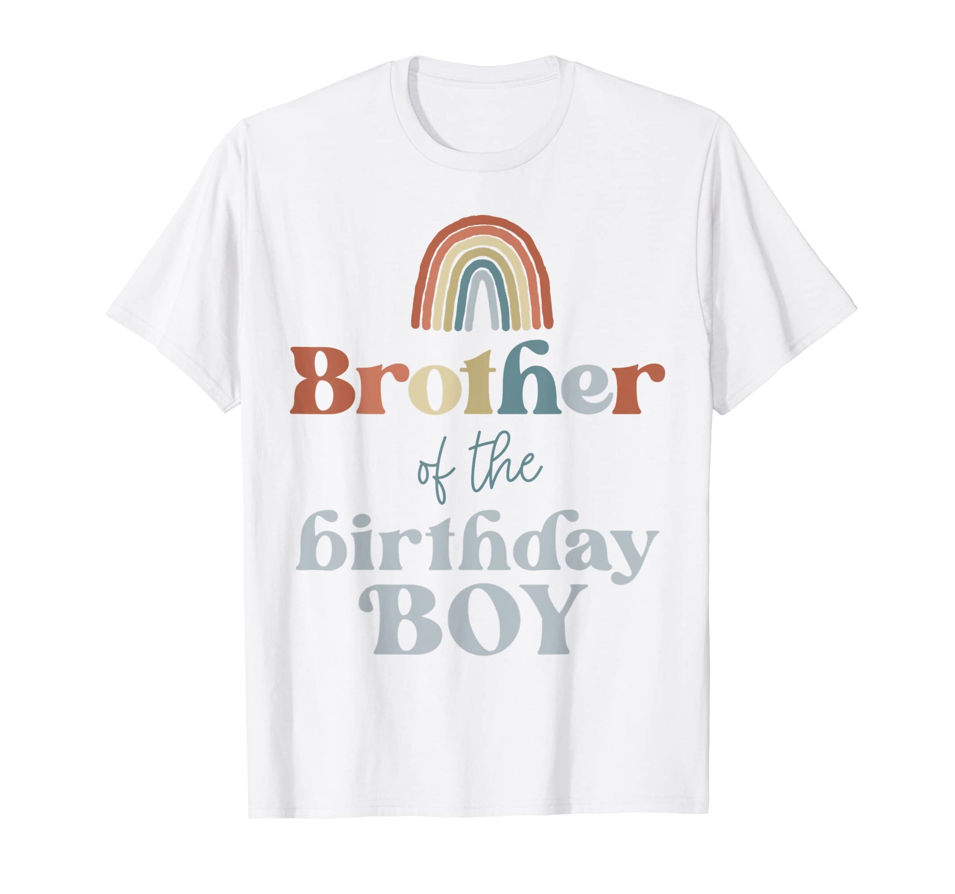 Brother Birthday Boho Rainbow T-Shirt - Fun Novelty Design for Adults - T-Shirt, Sweatshirt, Hoodie