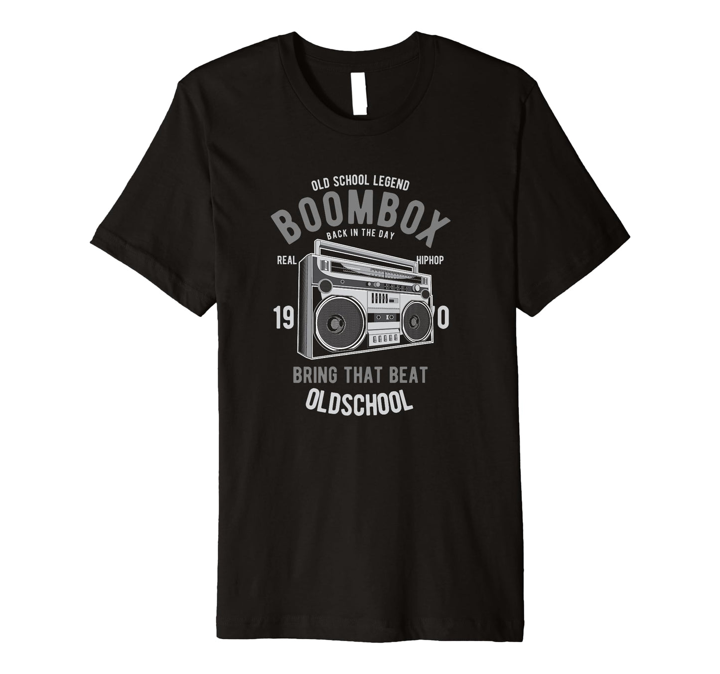 Old School Boombox Old School Hiphop T-Shirt - Unique Graphic Unisex - T-Shirt, Sweatshirt, Hoodie