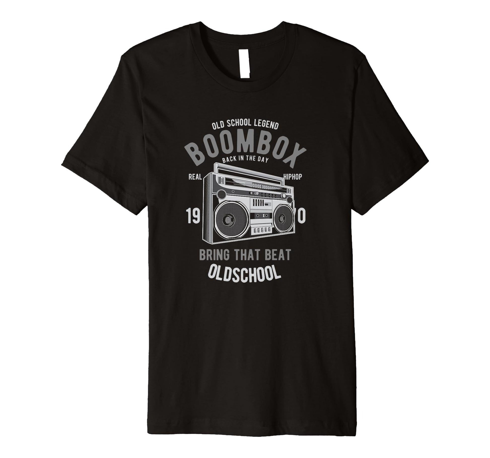 Old School Boombox Old School Hiphop T-Shirt - Unique Graphic Unisex - T-Shirt, Sweatshirt, Hoodie