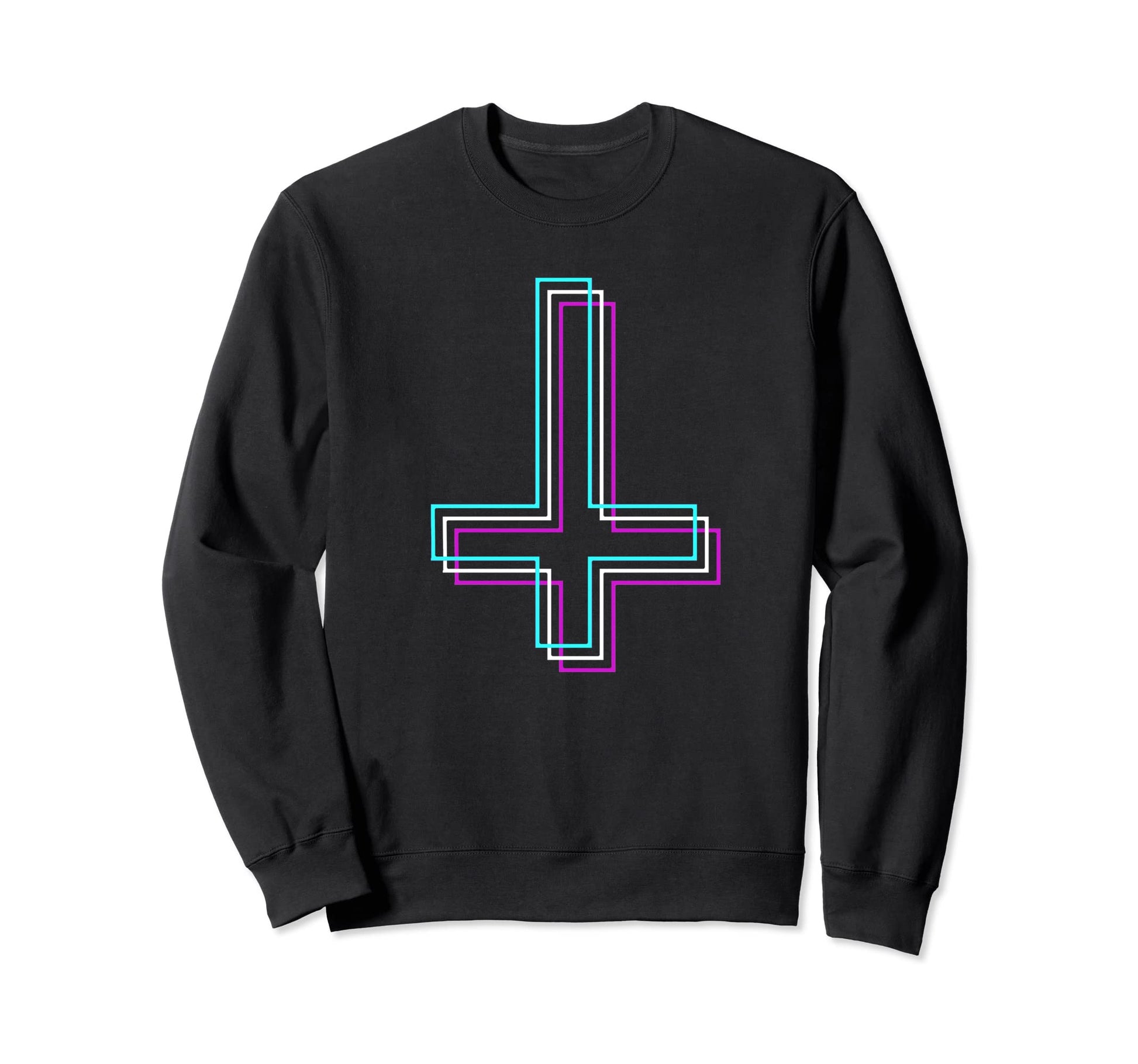 Aesthetic Satanic Inverted Cross Sweatshirt - Novelty Apparel Men Women - T-Shirt, Sweatshirt, Hoodie