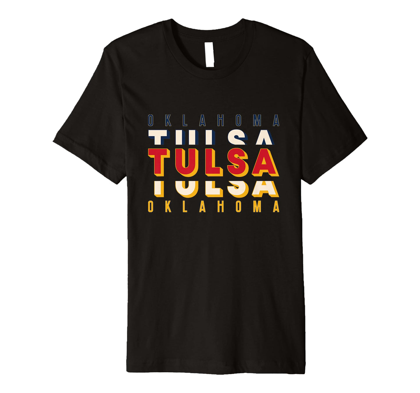 Tulsa Oklahoma Urban Typography T-Shirt - Novelty Apparel Men Women - T-Shirt, Sweatshirt, Hoodie