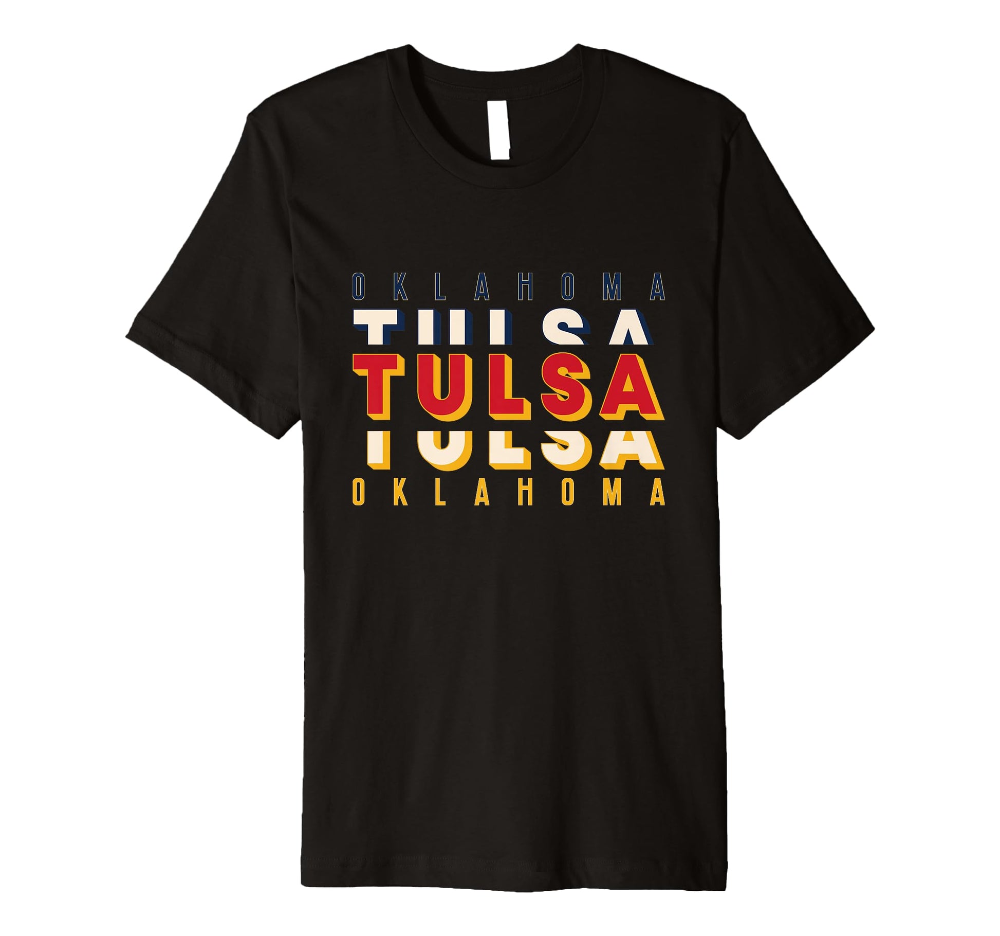Tulsa Oklahoma Urban Typography T-Shirt - Novelty Apparel Men Women - T-Shirt, Sweatshirt, Hoodie