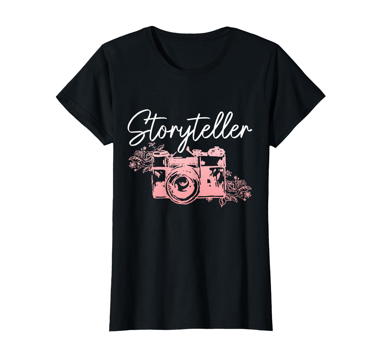 Photographer Storyteller Camera T-Shirt - Minimalist Print Men Women - T-Shirt, Sweatshirt, Hoodie