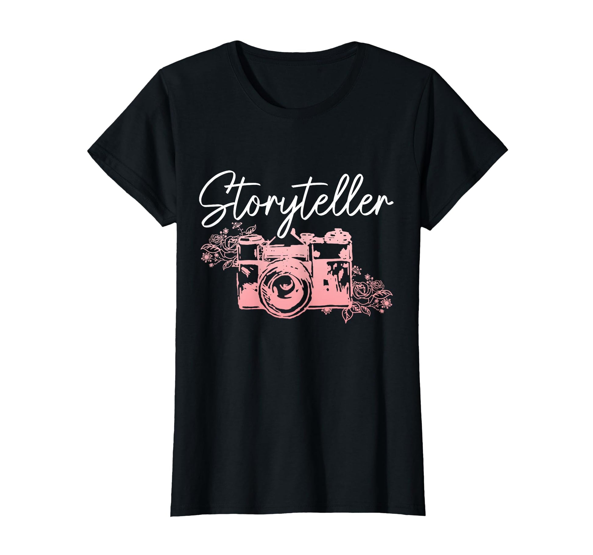Photographer Storyteller Camera T-Shirt - Minimalist Print Men Women - T-Shirt, Sweatshirt, Hoodie