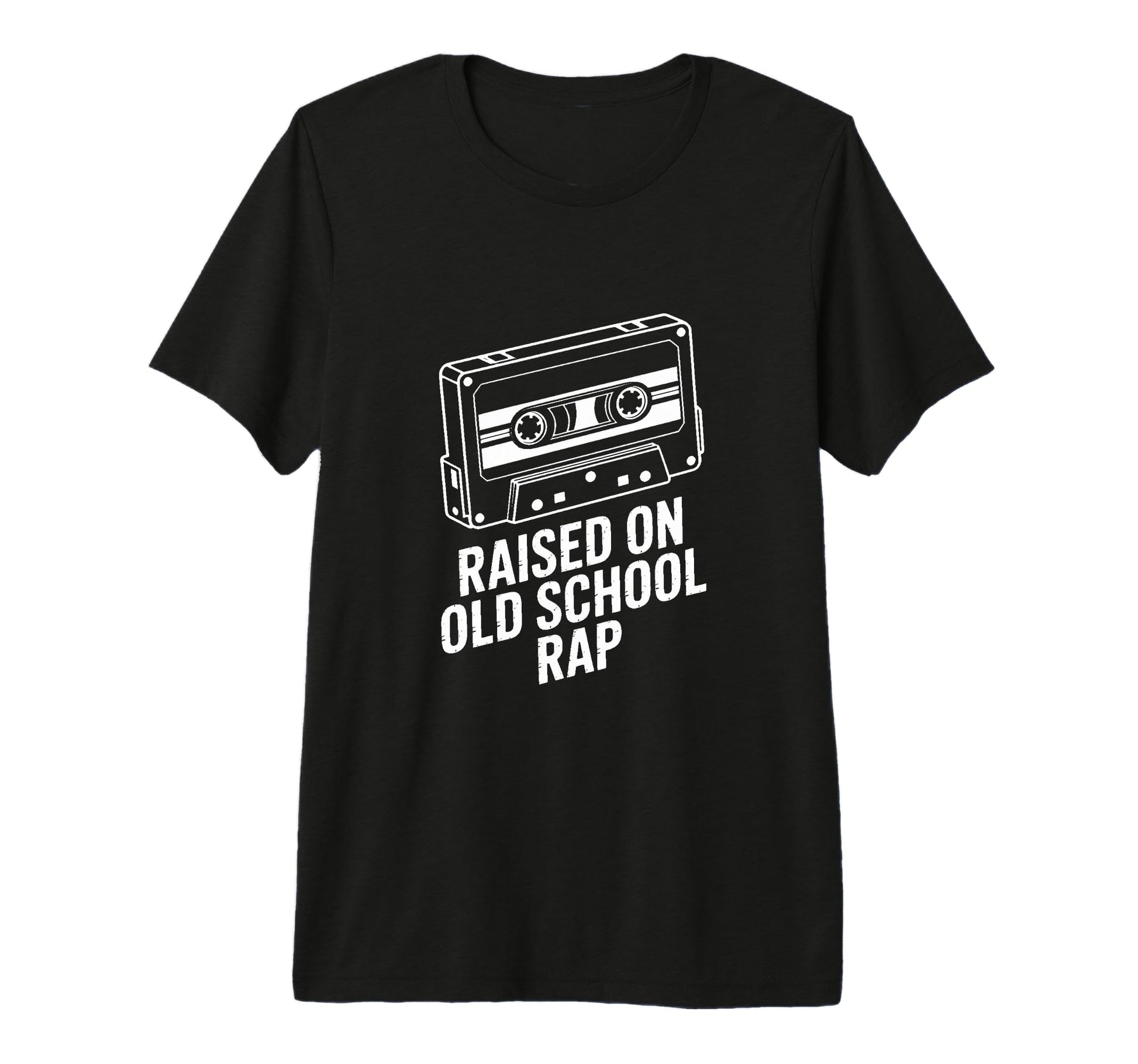 Raised Old School Rap Hip Hop T-Shirt - Custom Art Print Men Women - T-Shirt, Sweatshirt, Hoodie