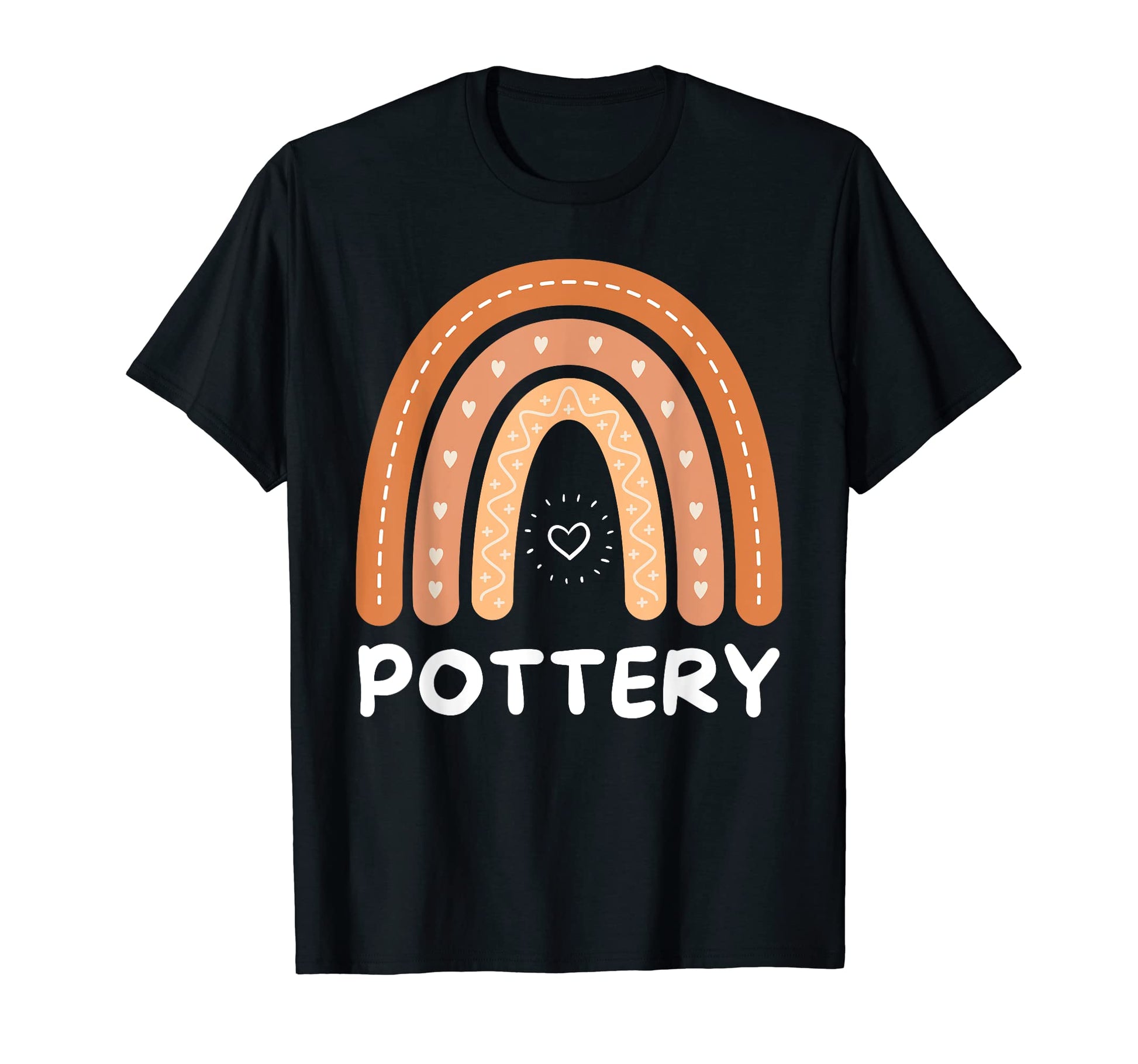 I Love Pottery Rainbow Pottery Lover T-Shirt - Unique Graphic Men Women - T-Shirt, Sweatshirt, Hoodie