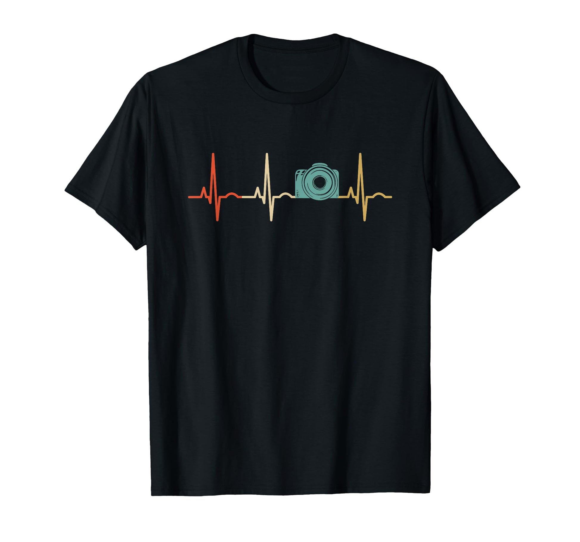 Heartbeat Photography Camera Photographer T-Shirt - Trendy Graphic Unisex - T-Shirt, Sweatshirt, Hoodie