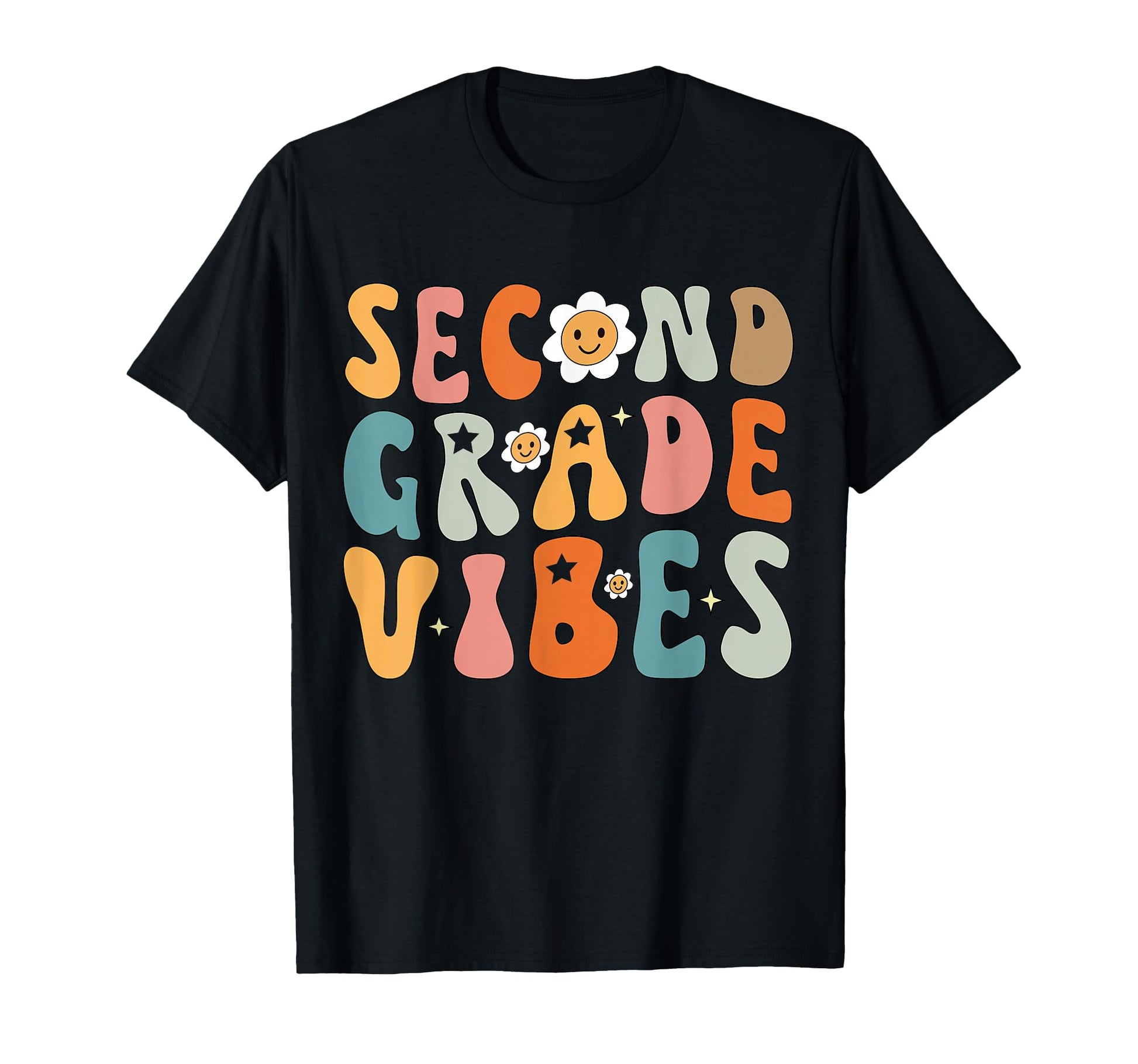 Second Grade Vibes 2Nd Grade Team 1St Day T-Shirt - Trendy Graphic Unisex - T-Shirt, Sweatshirt, Hoodie