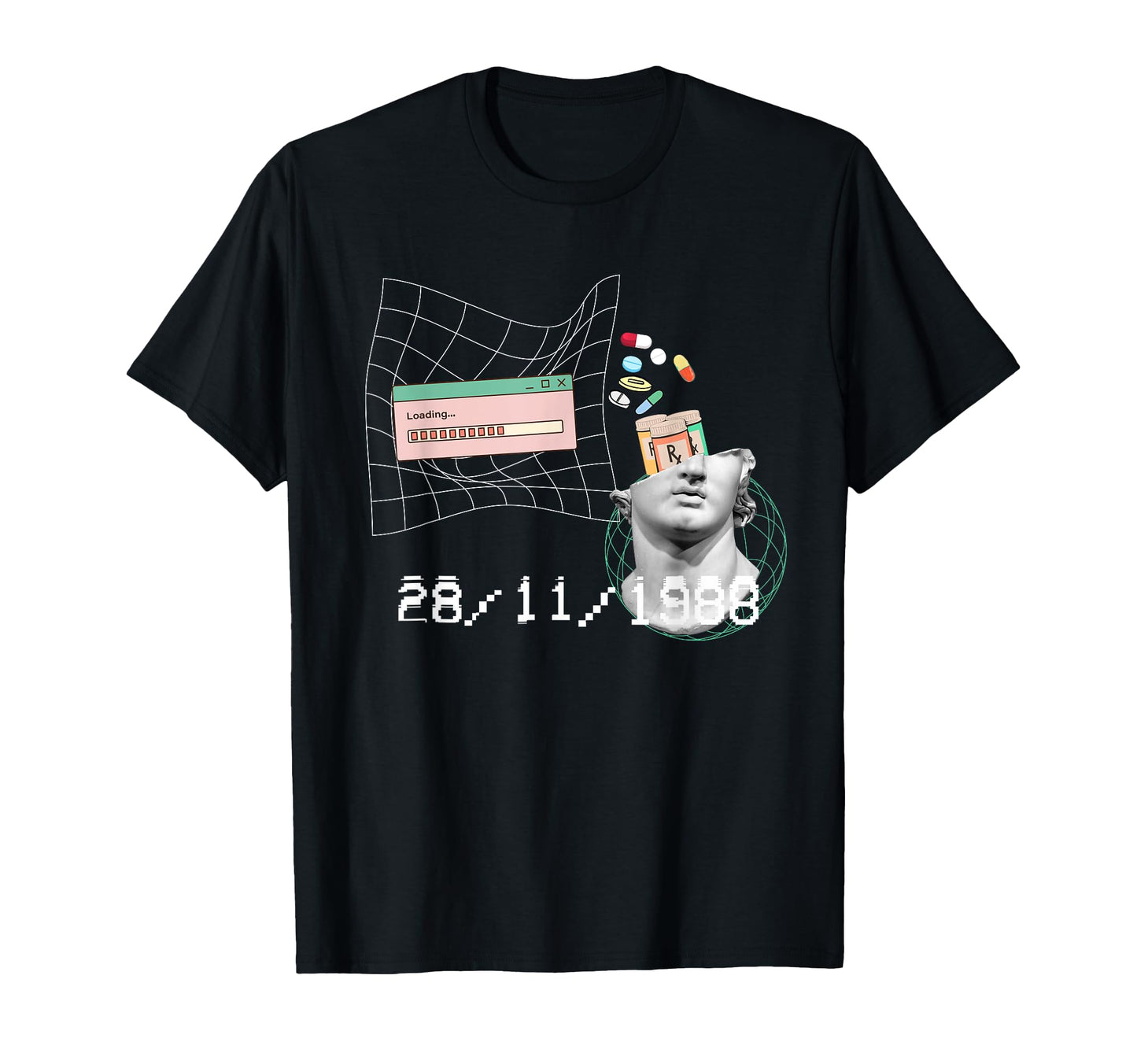 Vaporwave Aesthetic Post Modern T-Shirt - Casual Everyday Wear for Adults - T-Shirt, Sweatshirt, Hoodie