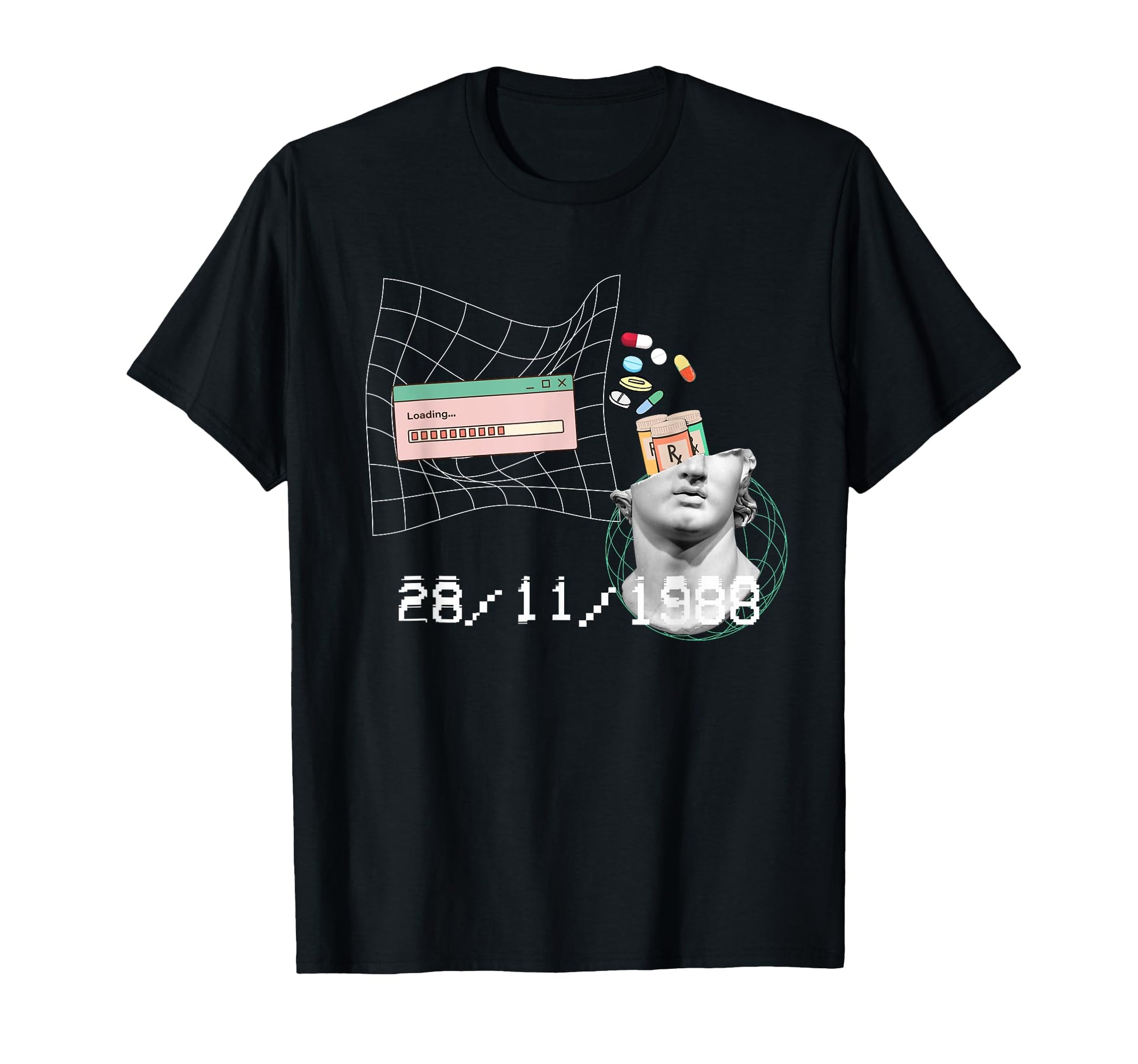 Vaporwave Aesthetic Post Modern T-Shirt - Casual Everyday Wear for Adults - T-Shirt, Sweatshirt, Hoodie