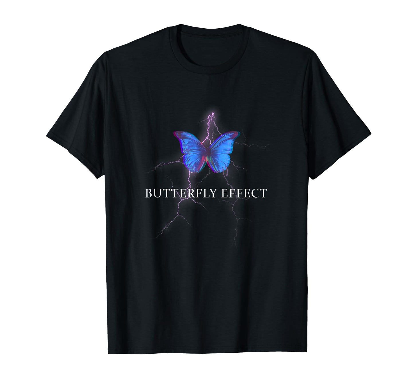 Butterfly Effect Purple Lightning T-Shirt - Minimalist Print Men Women - T-Shirt, Sweatshirt, Hoodie