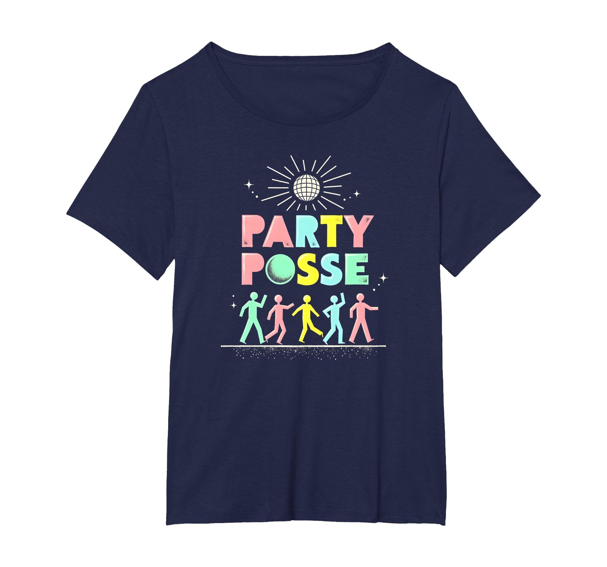 Party Posse Disco Fever Squad Night T-Shirt - Custom Art Print Men Women - T-Shirt, Sweatshirt, Hoodie