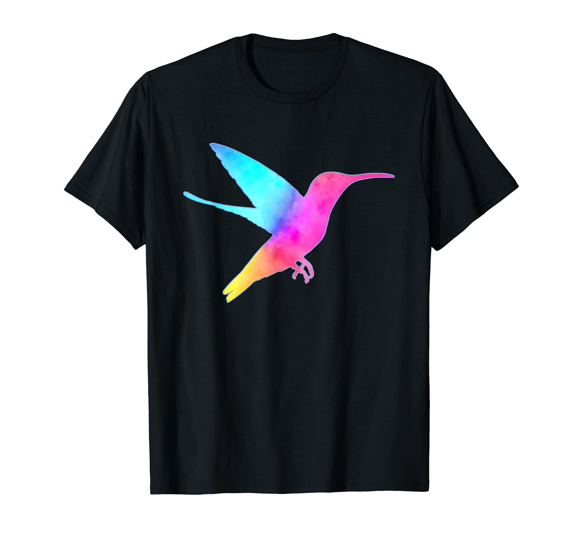 Rainbow Hummingbird T-Shirt - Custom Art Print for Adults - T-Shirt, Sweatshirt, Hoodie