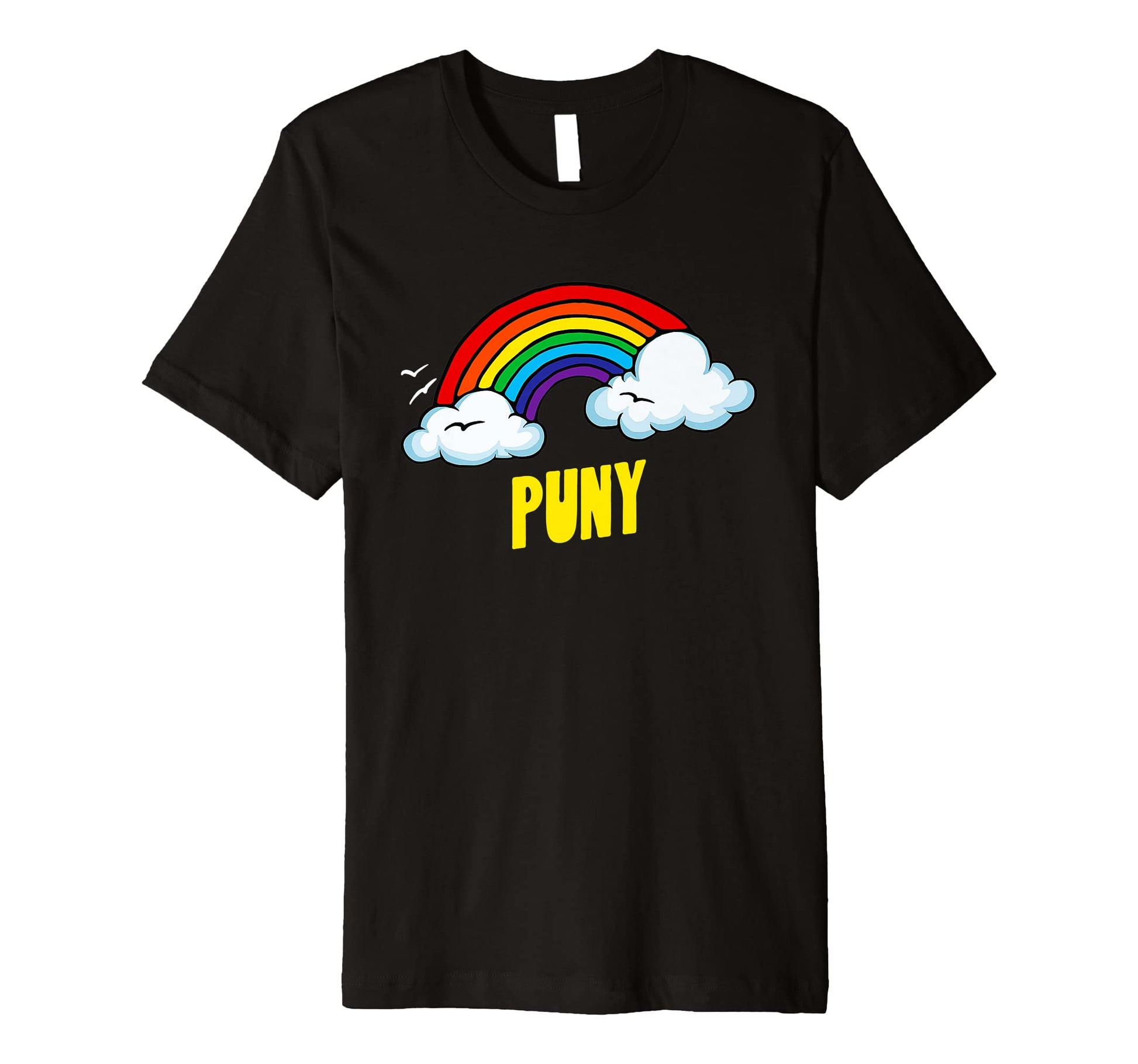 Puny Funny Sarcastic Rainbow T-Shirt - Aesthetic Graphic Unisex - T-Shirt, Sweatshirt, Hoodie