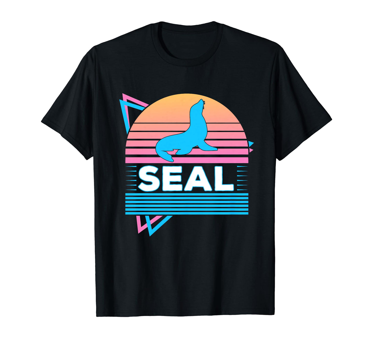 Seal Vaporwave Aesthetic T-Shirt - Minimalist Print Unisex - T-Shirt, Sweatshirt, Hoodie