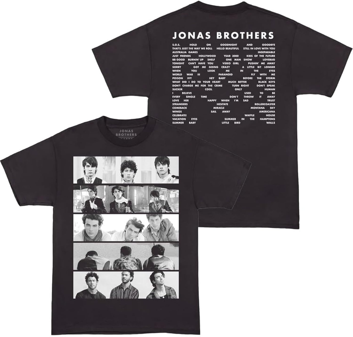 JONAS BROTHERS - Adult & Kids T-Shirts, Sweatshirts & Hoodies apparel design preview 1