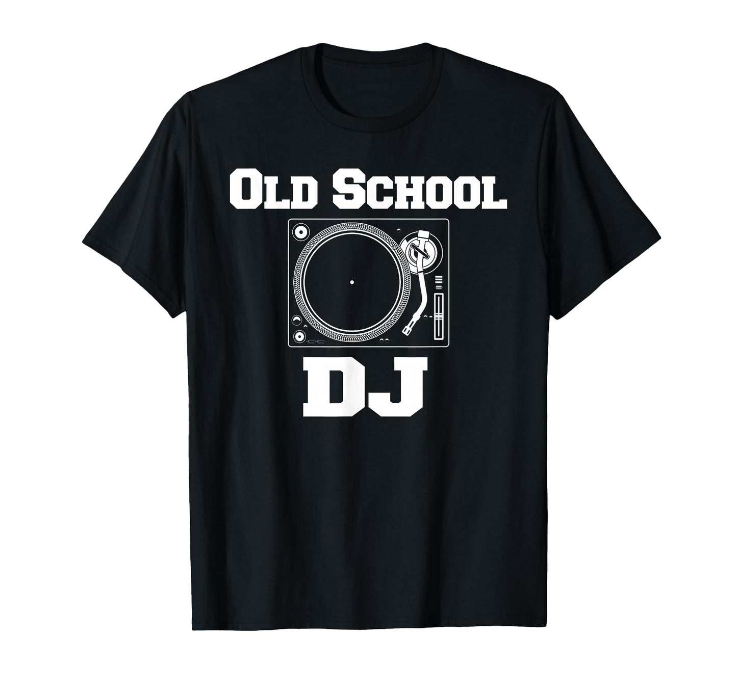 Old School Dj Turntable Record Deck T-Shirt - Aesthetic Graphic Men Women - T-Shirt, Sweatshirt, Hoodie