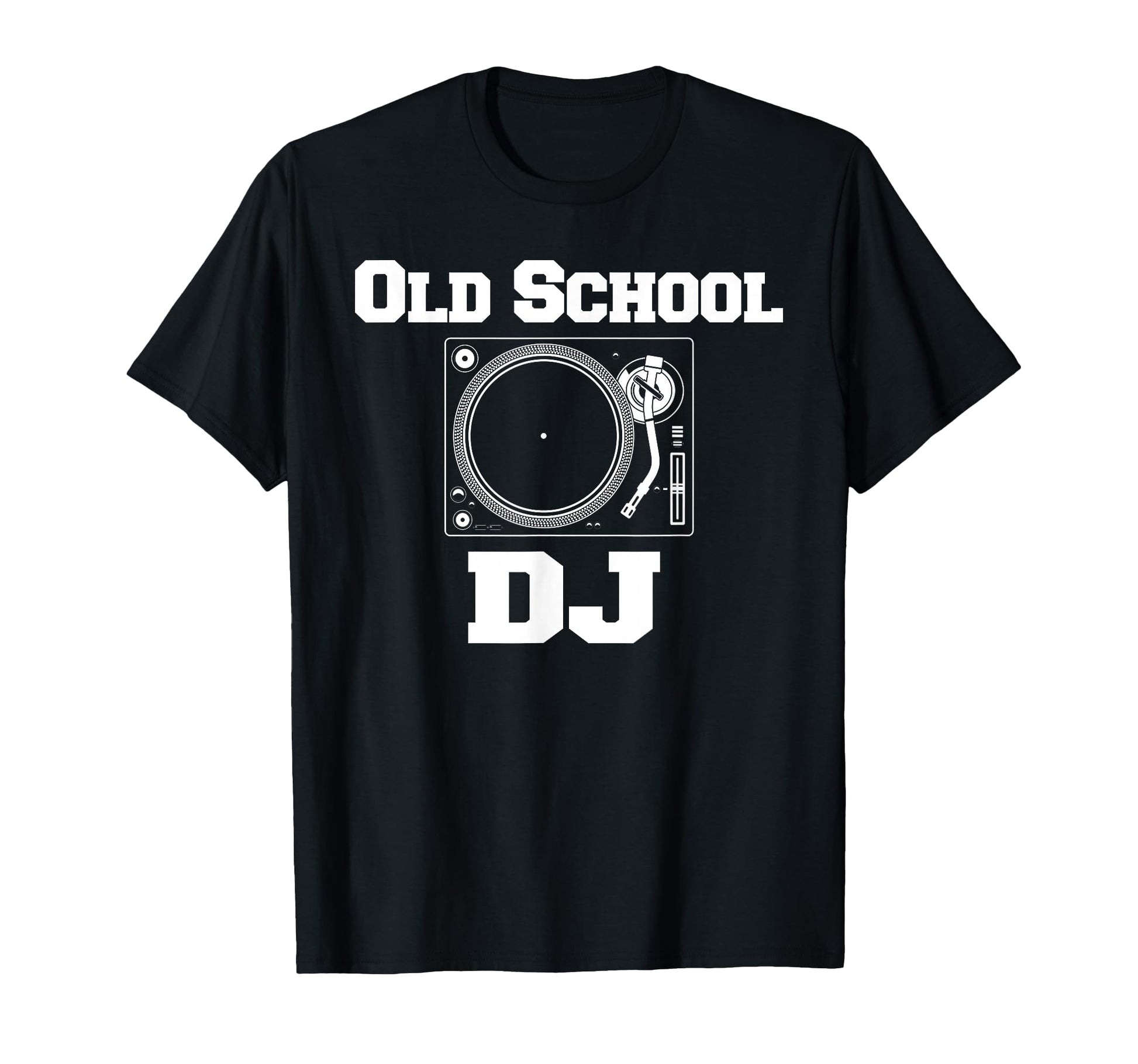 Old School Dj Turntable Record Deck T-Shirt - Aesthetic Graphic Men Women - T-Shirt, Sweatshirt, Hoodie