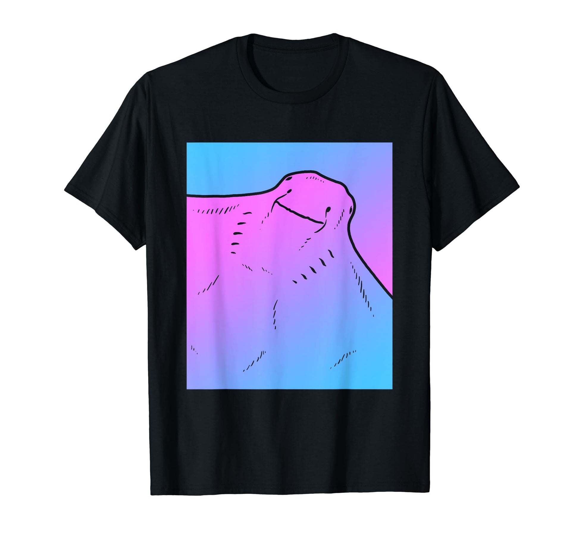 Vaporwave Stingray Aesthetic Pastel T-Shirt - Unique Graphic Men Women - T-Shirt, Sweatshirt, Hoodie