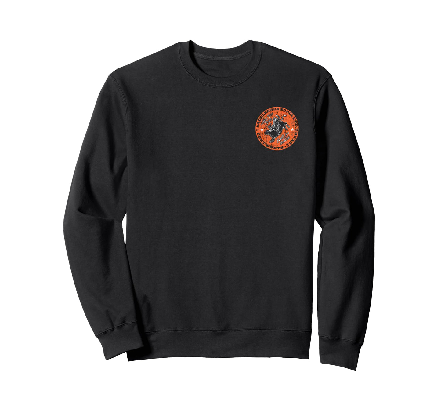 Fort Worth Texas Bull Rider Rodeo Sweatshirt - Custom Art Print for Adults - T-Shirt, Sweatshirt, Hoodie