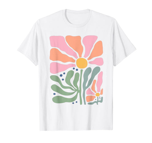 Boho Flower Floral Boho T-Shirt - Casual Everyday Wear for Adults - T-Shirt, Sweatshirt, Hoodie