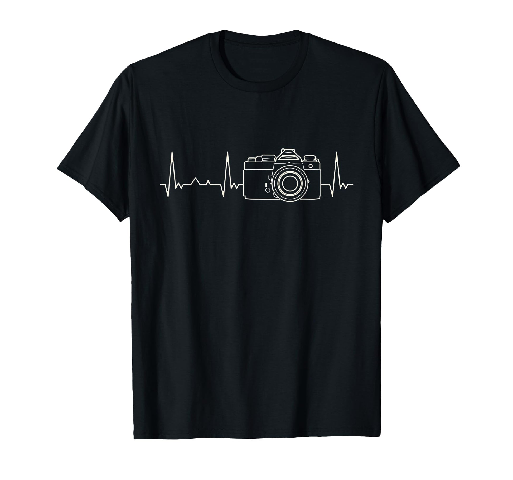 Funny Heartbeat Camera T-Shirt - Fun Novelty Design for Adults - T-Shirt, Sweatshirt, Hoodie