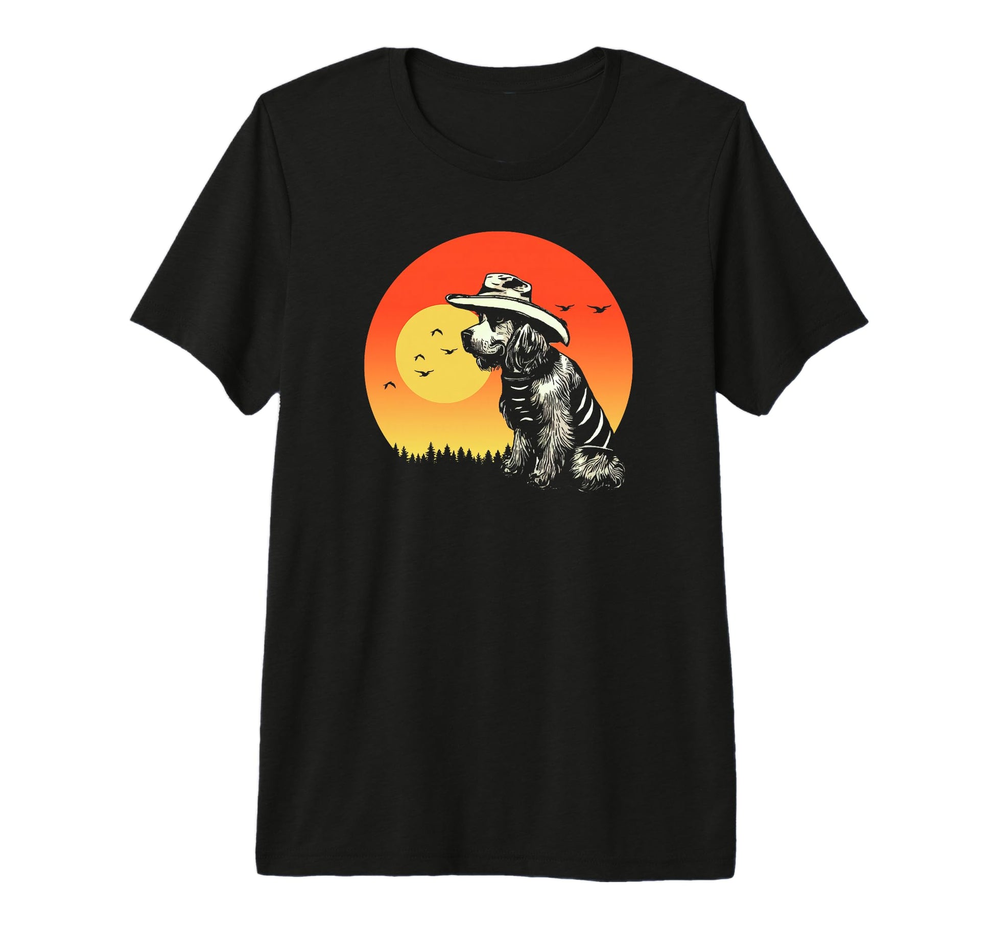 Cocker Spaniel Cowboy Funny Western Dog T-Shirt - Minimalist Print Unisex - T-Shirt, Sweatshirt, Hoodie