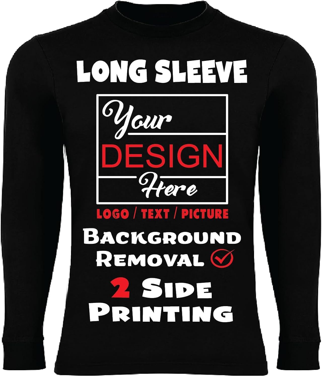 Custom Personalized Design Your Own Unisex Male - Adult & Kids T-Shirts, Sweatshirts & Hoodies apparel design preview 1