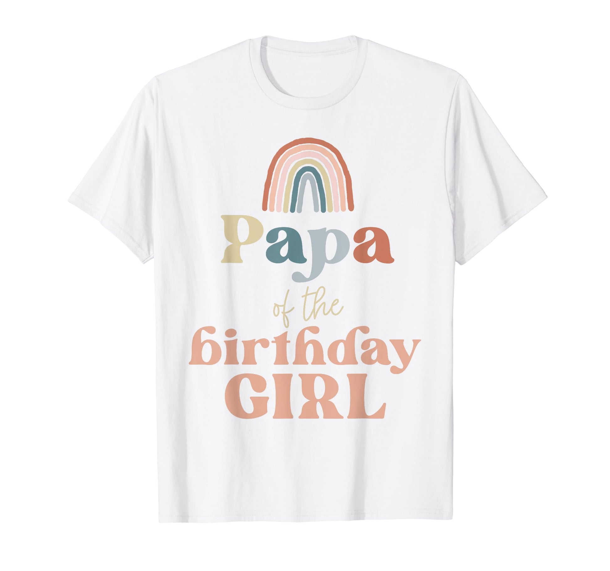 Papa Birthday Boho Rainbow Party T-Shirt - Streetwear Style for Adults - T-Shirt, Sweatshirt, Hoodie