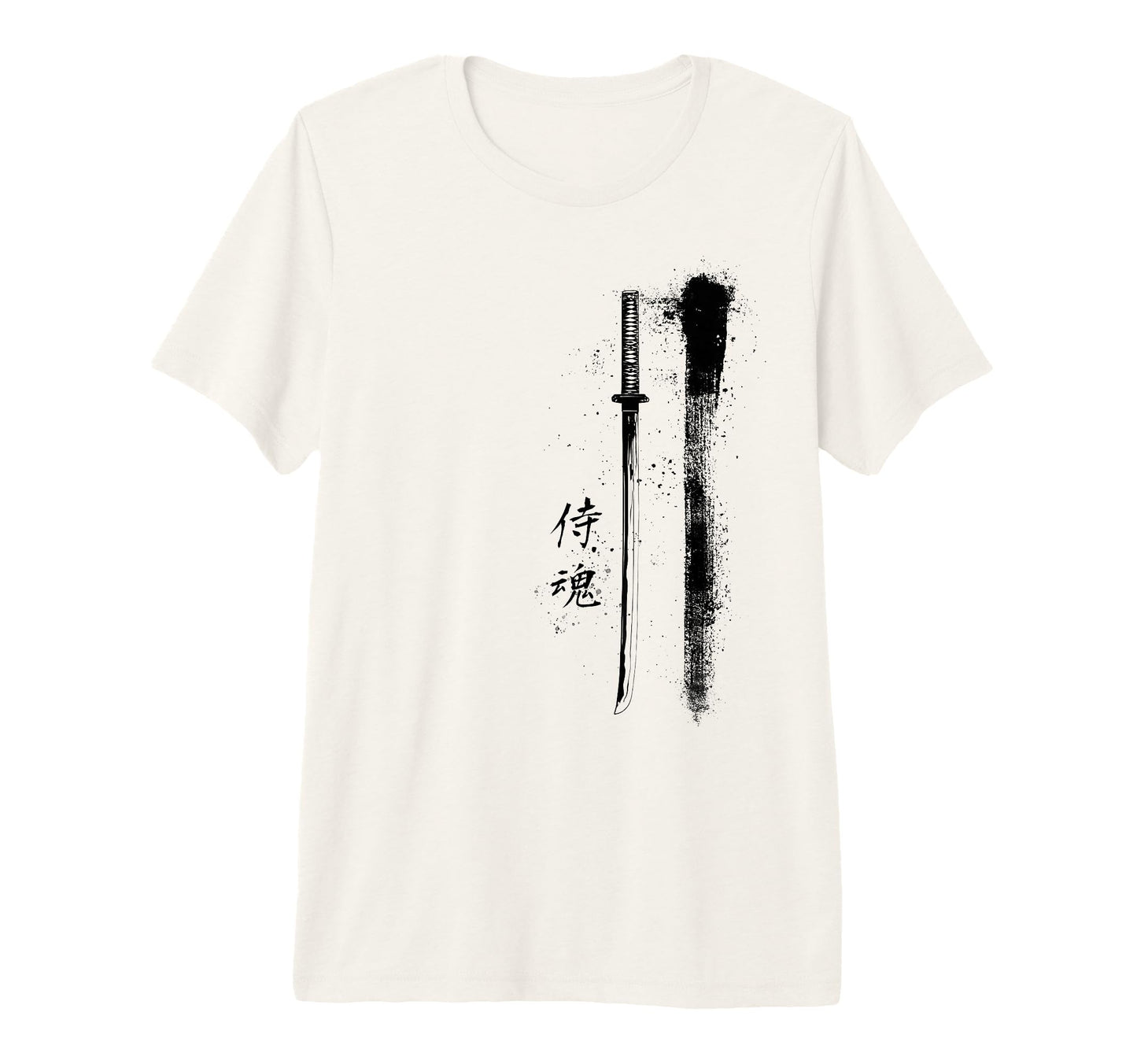 Samurai Katana Japanese Vibes Vaporwave T-Shirt - Custom Art Print Unisex - T-Shirt, Sweatshirt, Hoodie