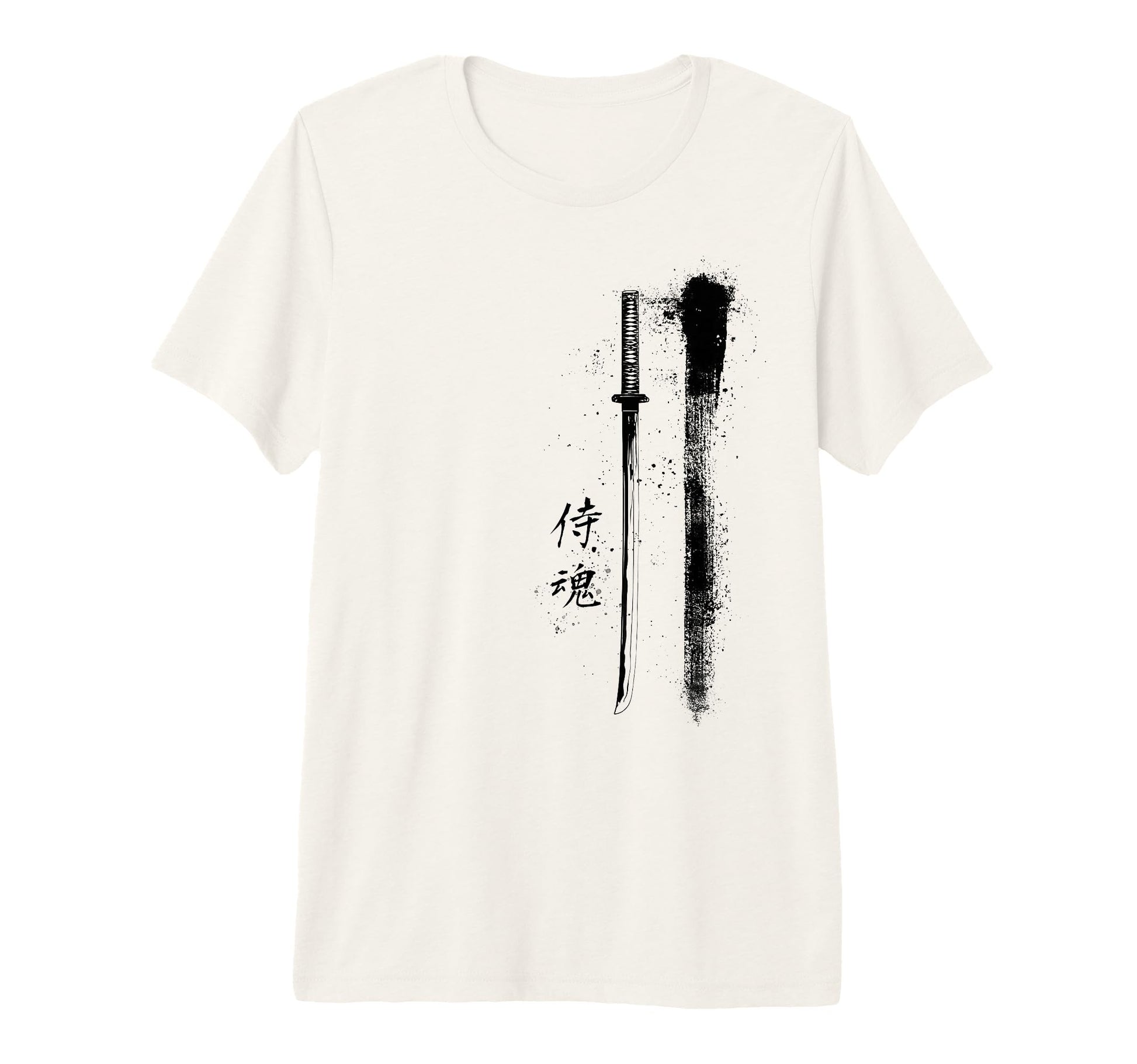 Samurai Katana Japanese Vibes Vaporwave T-Shirt - Custom Art Print Unisex - T-Shirt, Sweatshirt, Hoodie