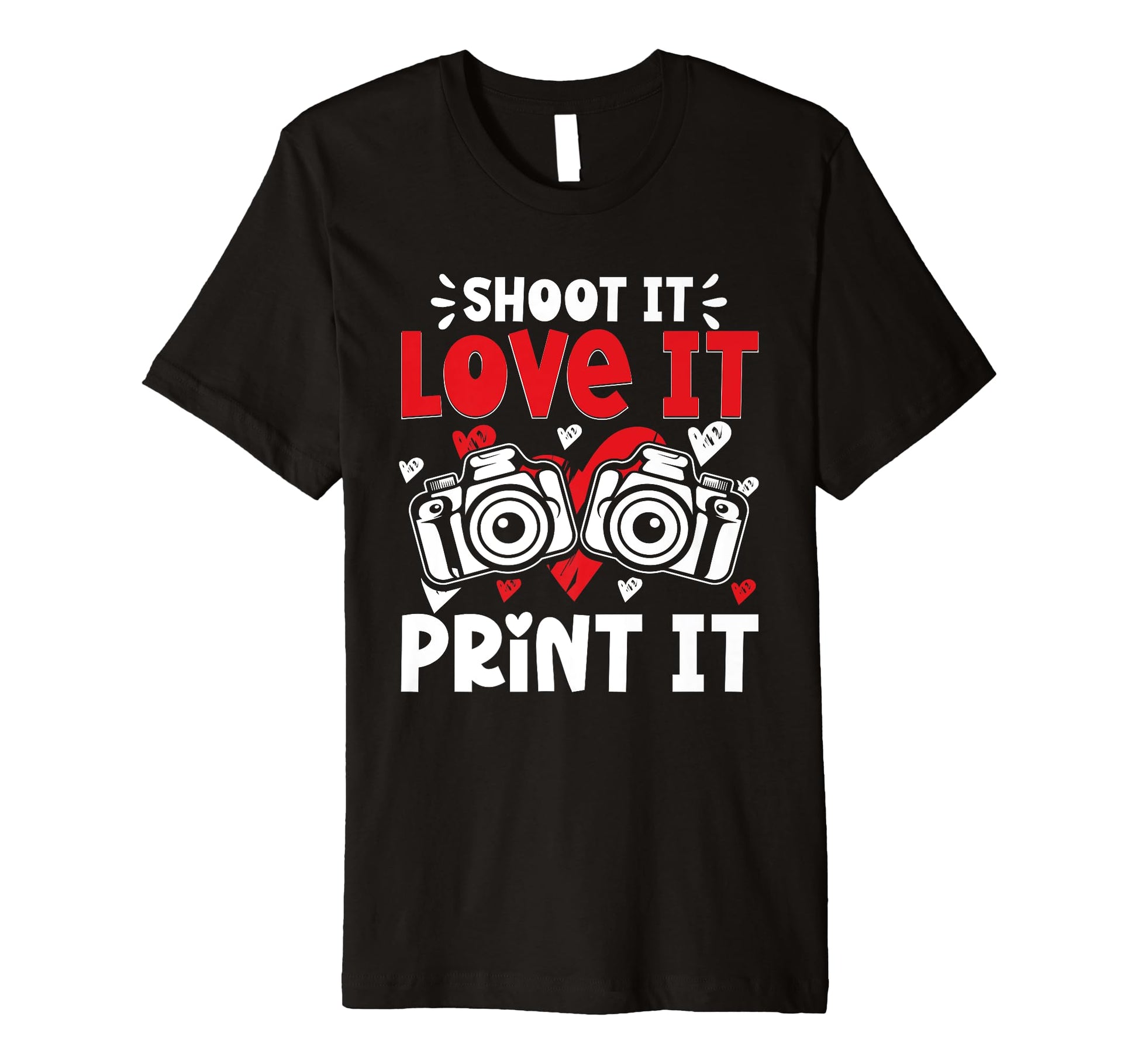 Photo Camera Photographer Flash People T-Shirt - Fun Novelty Design Unisex - T-Shirt, Sweatshirt, Hoodie