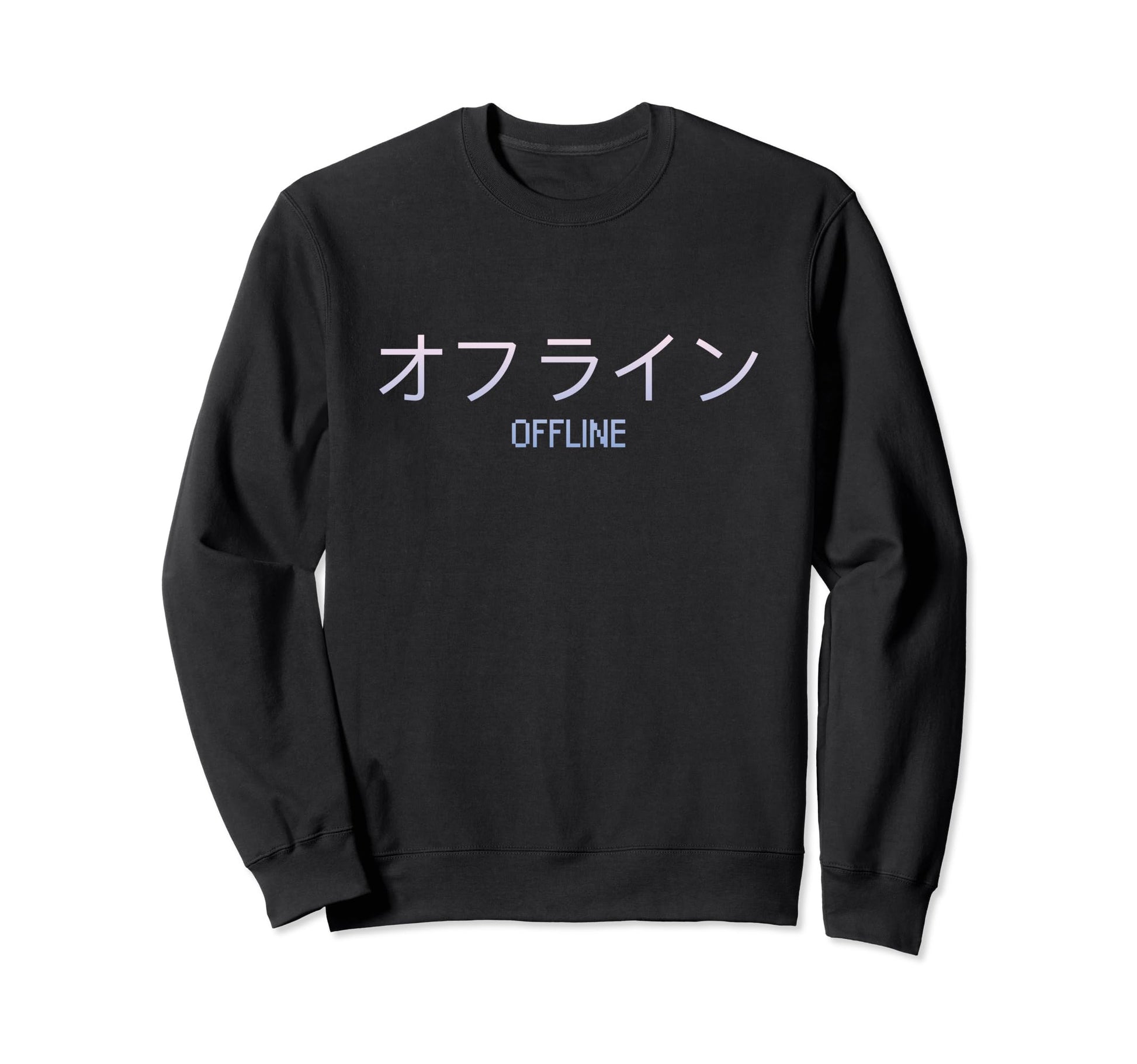 Aesthetic Sad Vaporwave Offline Sweatshirt - Trendy Graphic for Adults - T-Shirt, Sweatshirt, Hoodie