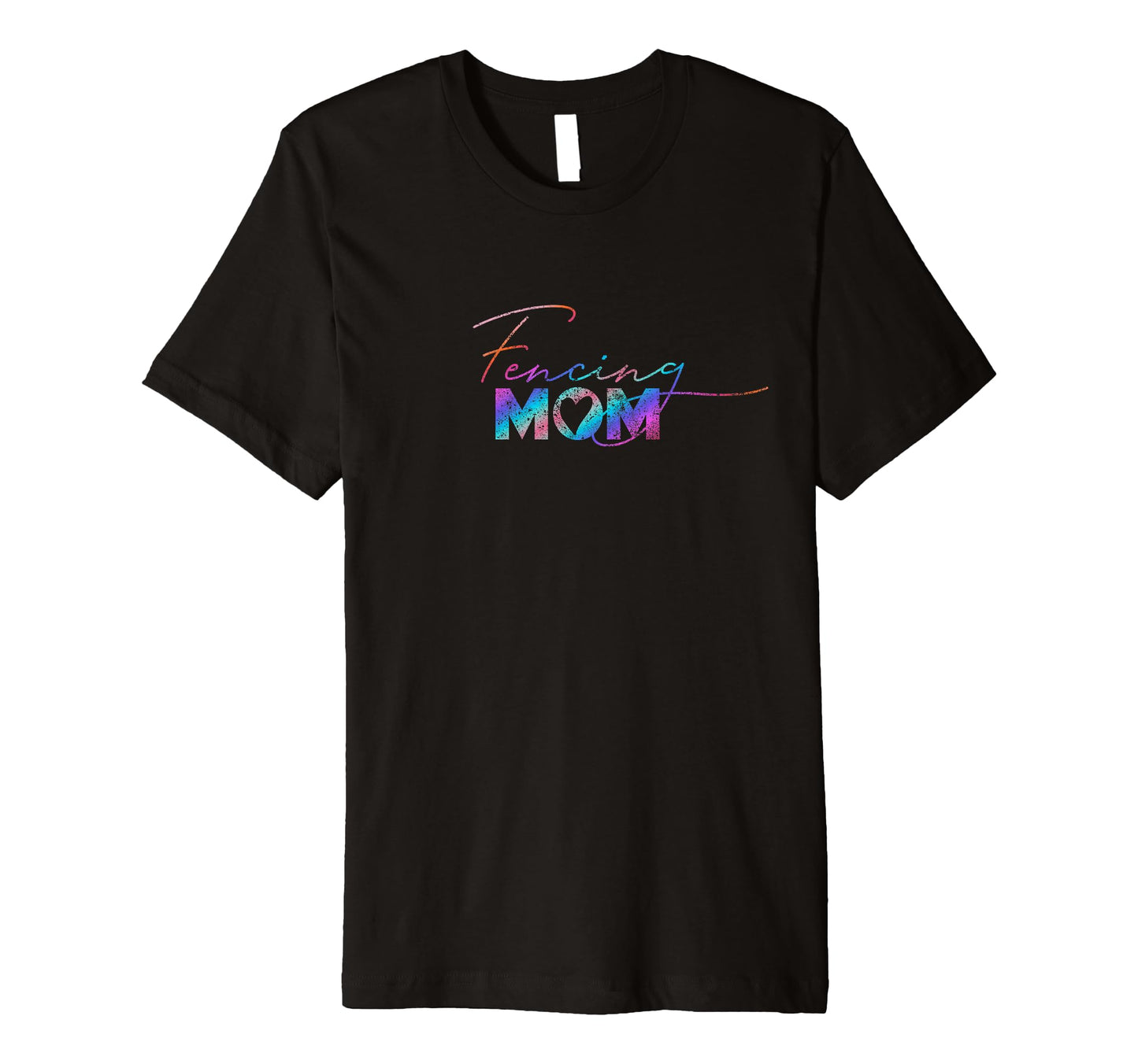 Mothers Day Rainbow Fencing Mom T-Shirt - Aesthetic Graphic Unisex - T-Shirt, Sweatshirt, Hoodie