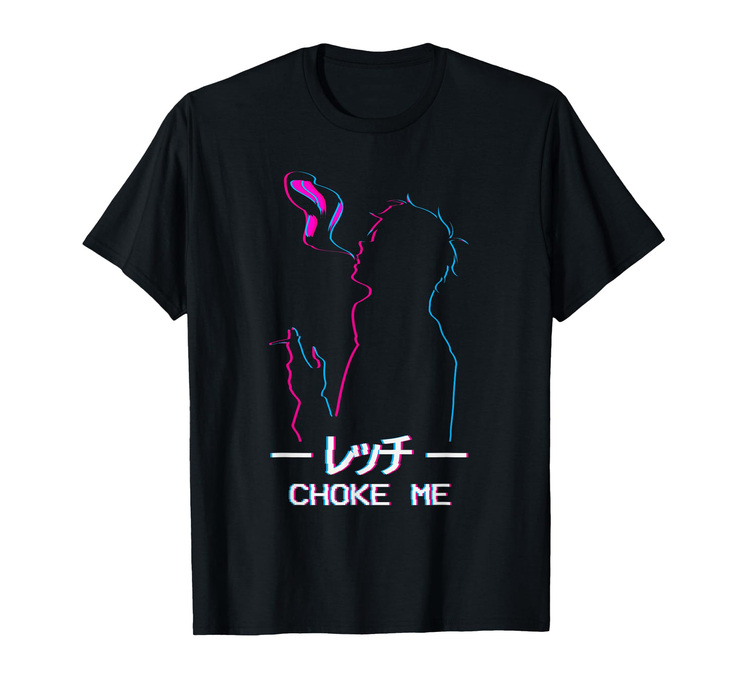 Choke Me Sad Anime Soft Vaporwave T-Shirt - Novelty Apparel Unisex - T-Shirt, Sweatshirt, Hoodie