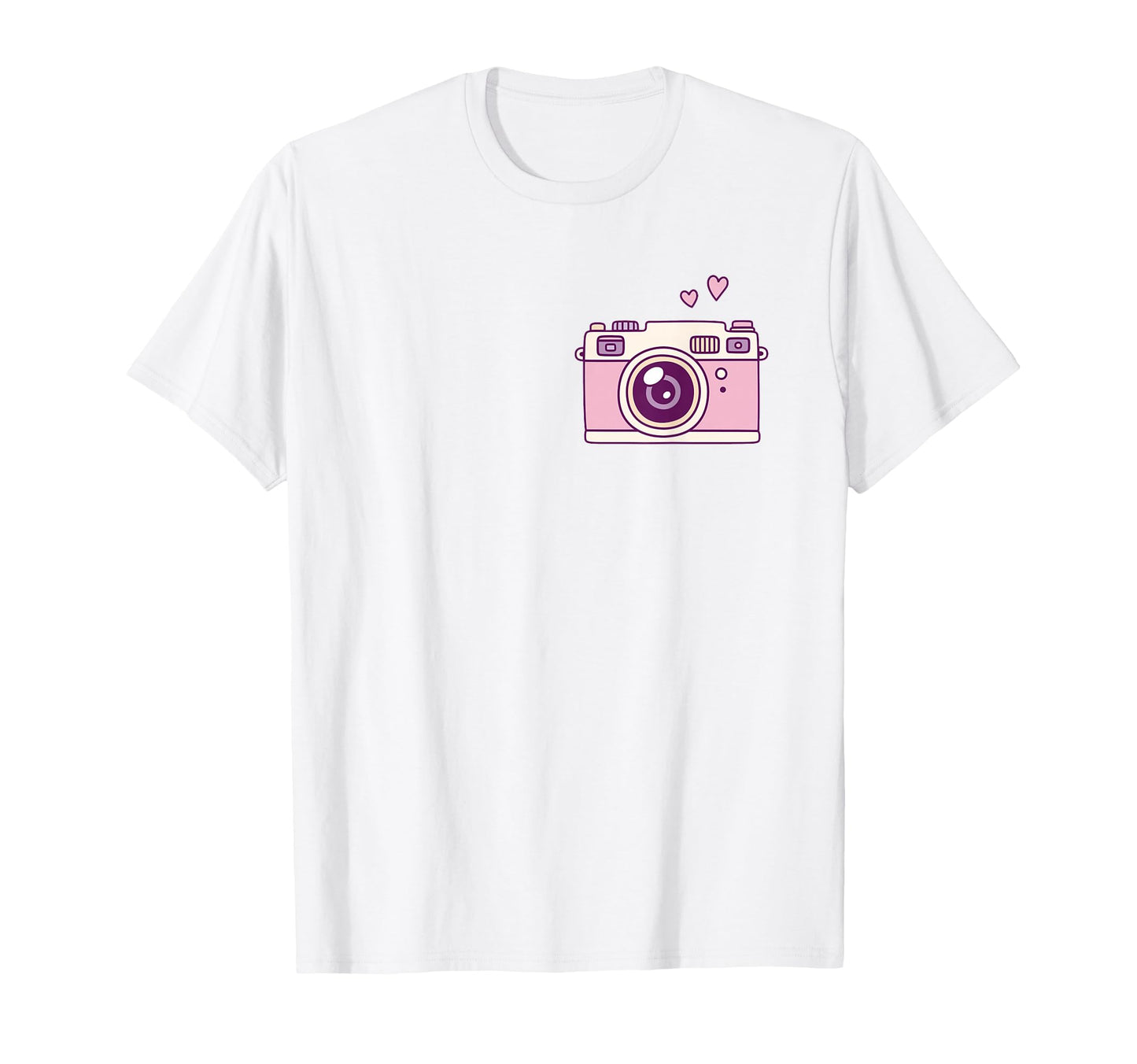 Photo Camera T-Shirt - Minimalist Print for Adults - T-Shirt, Sweatshirt, Hoodie