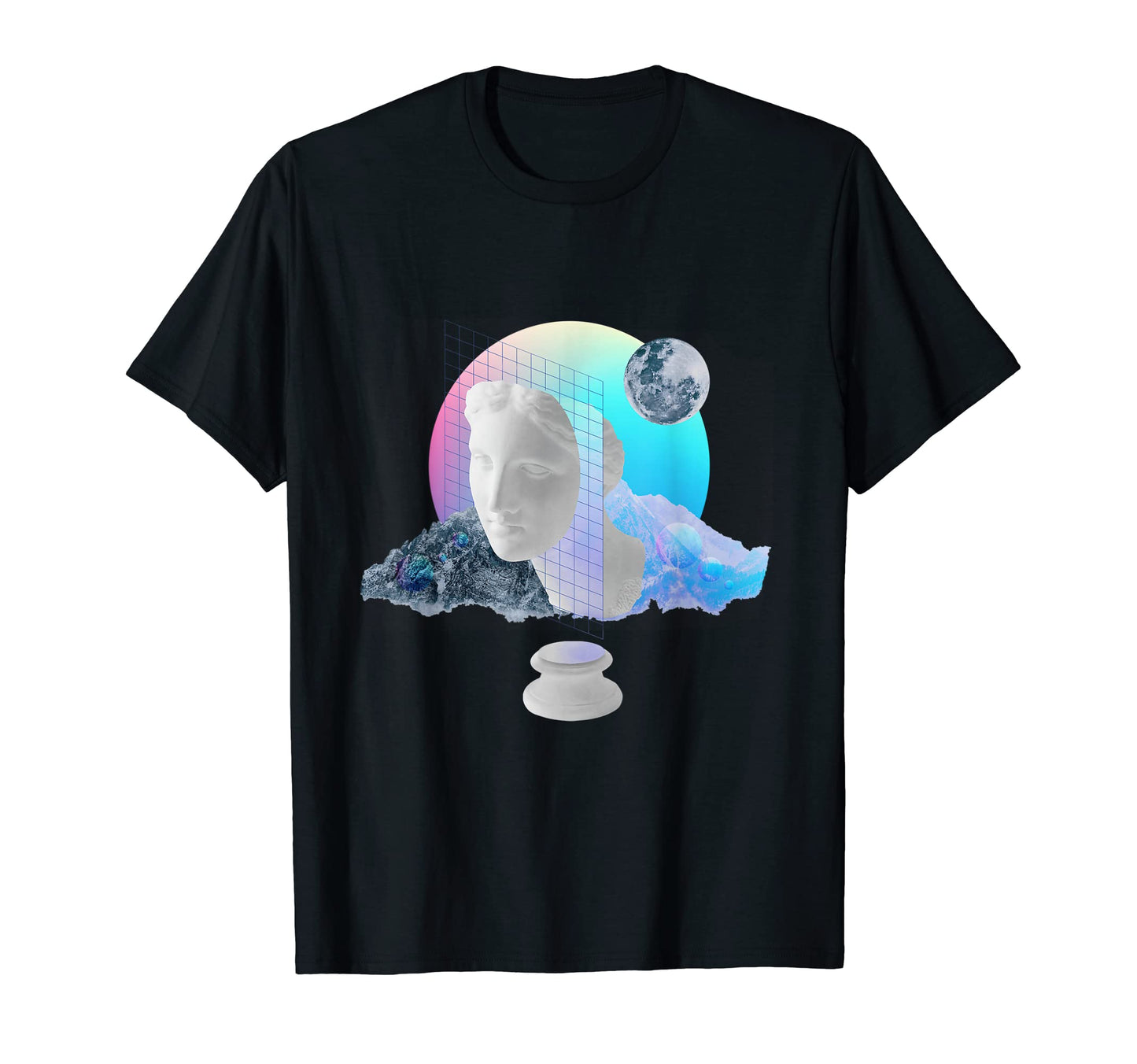 Vaporwave Sculpture Aesthetic Greek T-Shirt - Streetwear Style Unisex - T-Shirt, Sweatshirt, Hoodie