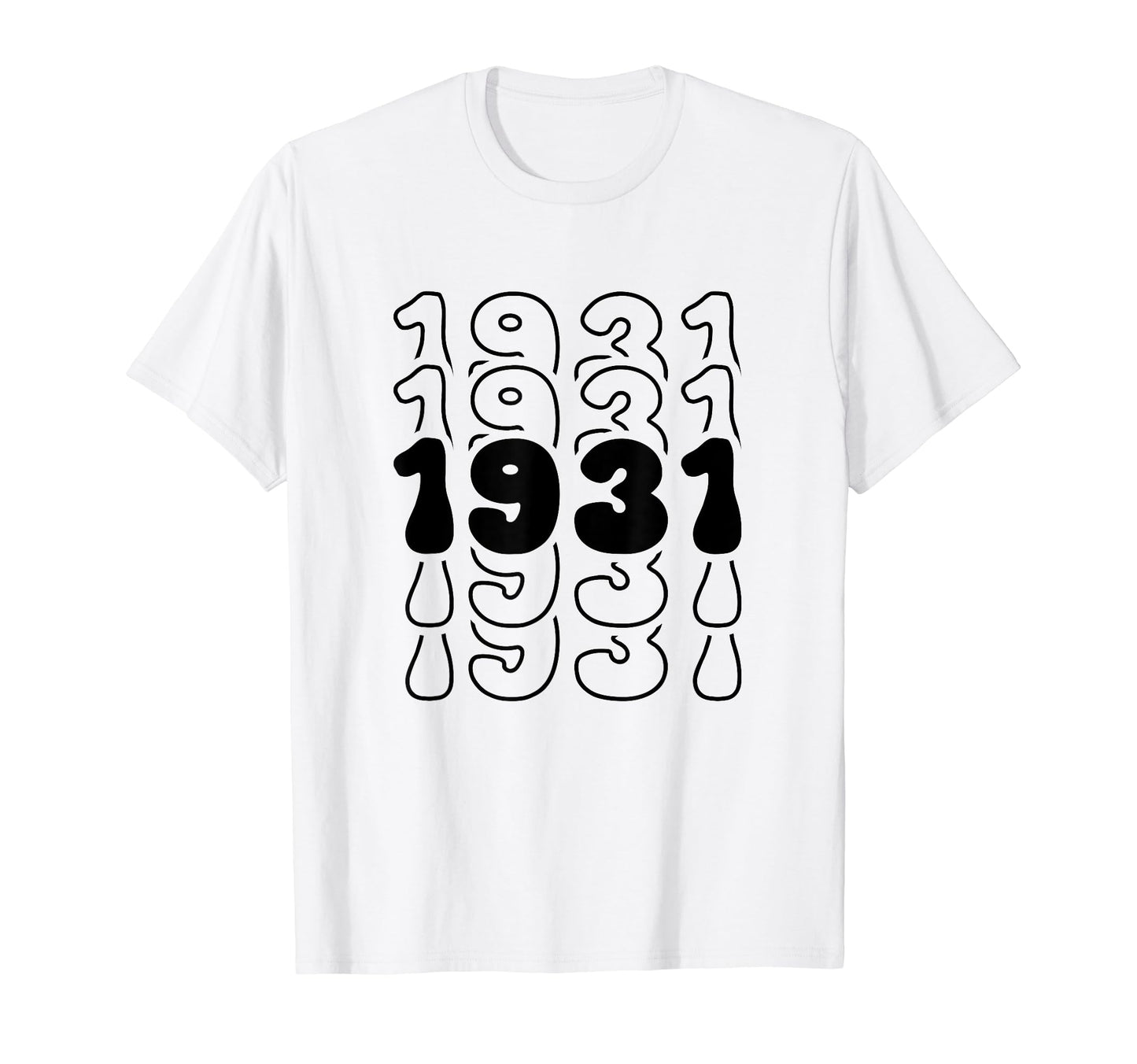93 Year Old Groovy 93Rd Birthday Boho T-Shirt - Trendy Graphic for Adults - T-Shirt, Sweatshirt, Hoodie