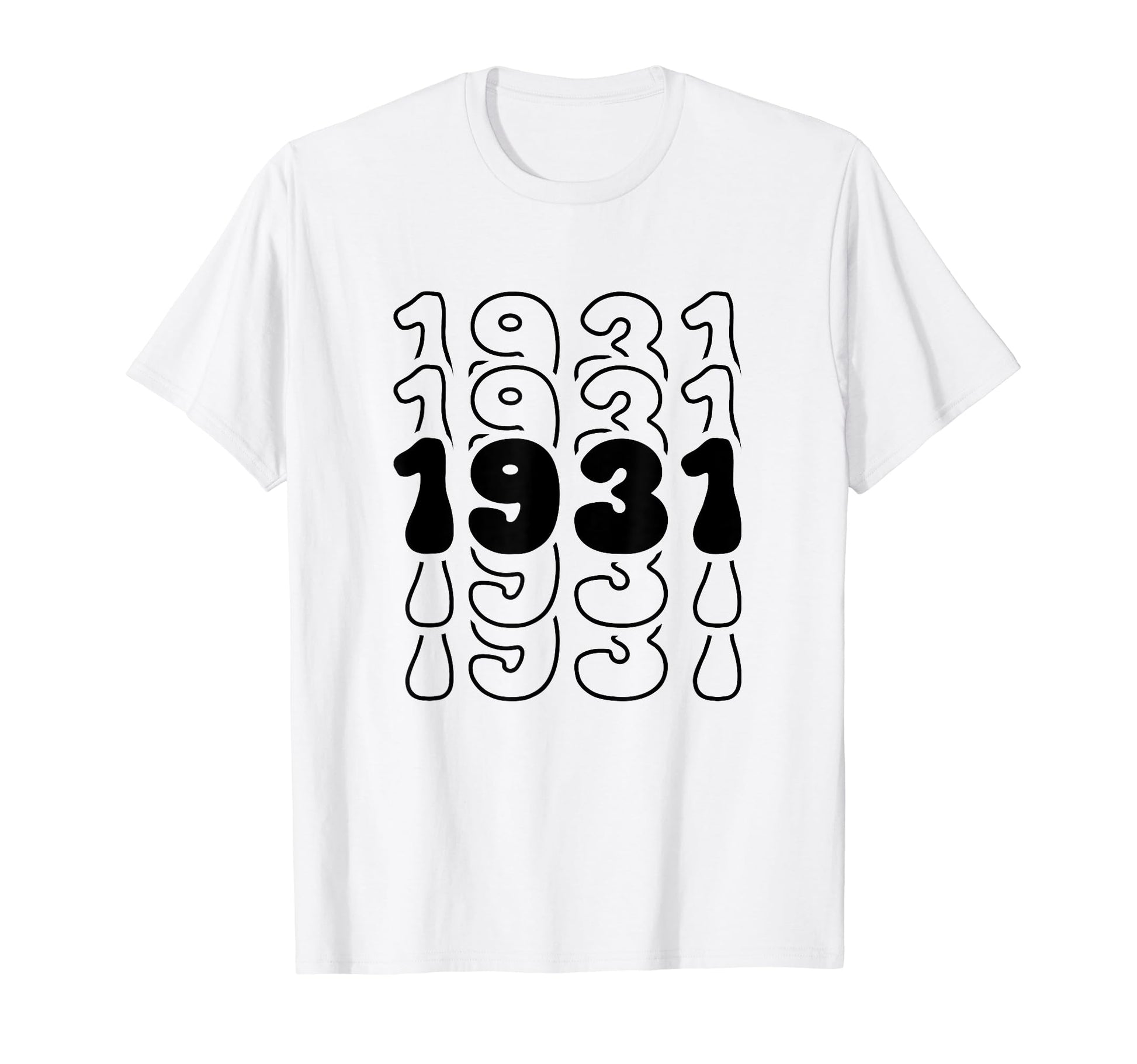 93 Year Old Groovy 93Rd Birthday Boho T-Shirt - Trendy Graphic for Adults - T-Shirt, Sweatshirt, Hoodie