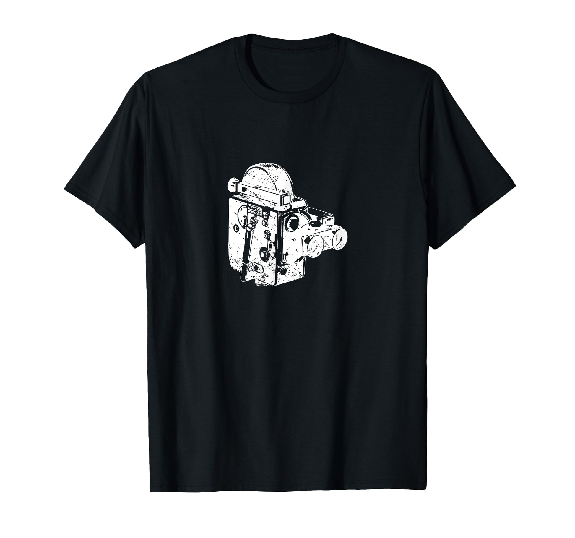 16 Mm Film Camera Distressed T-Shirt - Aesthetic Graphic Men Women - T-Shirt, Sweatshirt, Hoodie