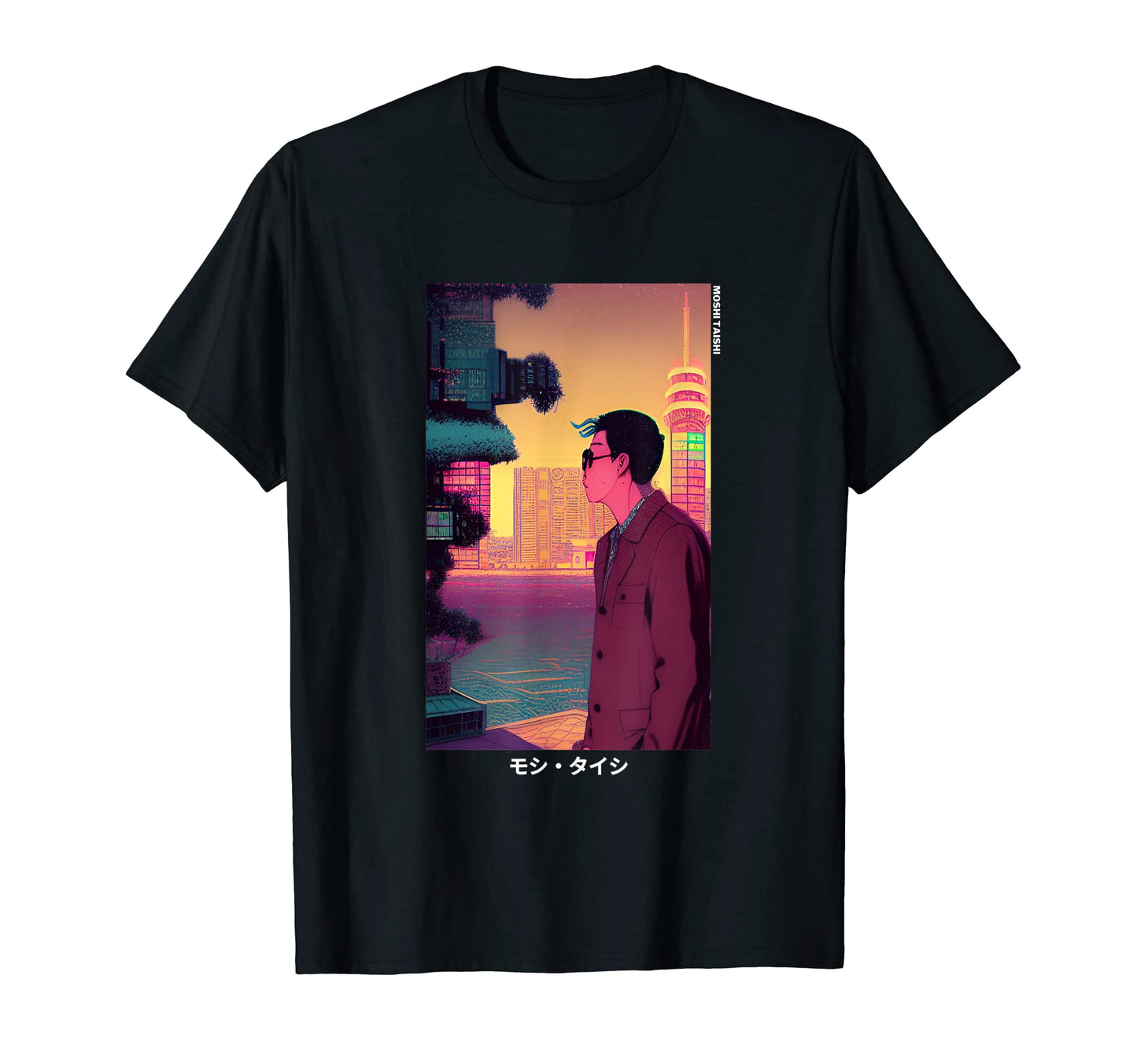 90S Japanese Vaporwave Art Otaku T-Shirt - Graphic Print Men Women - T-Shirt, Sweatshirt, Hoodie