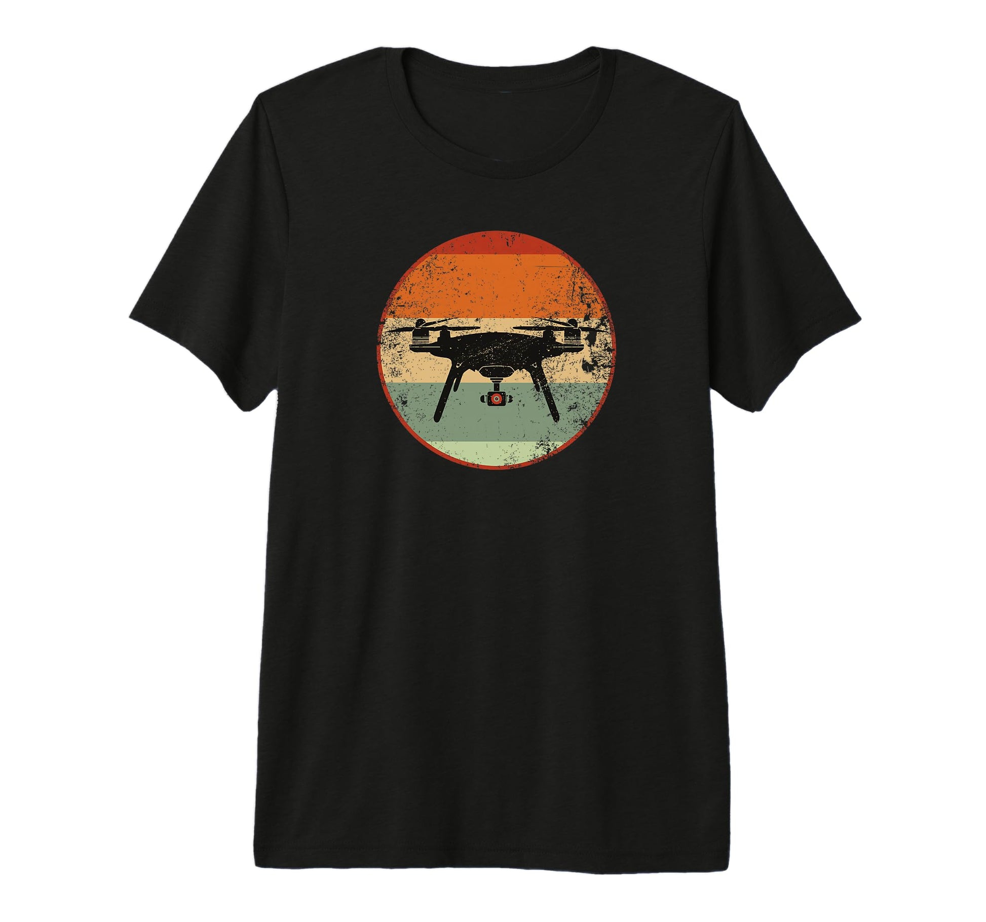 Drones Pilot Drones Camera Quadrocopter T-Shirt - Custom Art Print Unisex - T-Shirt, Sweatshirt, Hoodie
