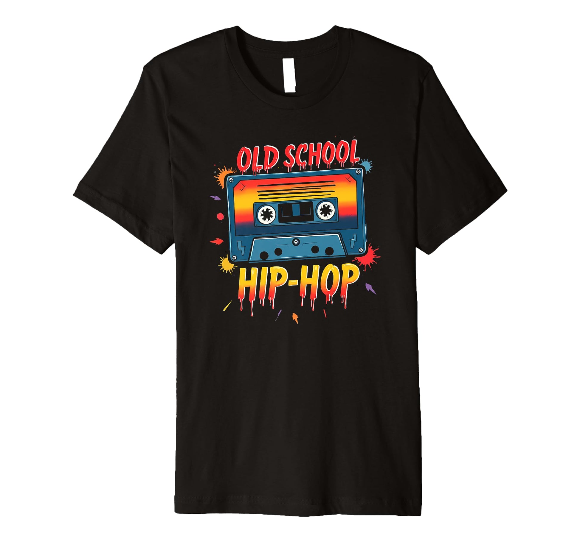 Exciting Old School Hiphop Cassette T-Shirt - Minimalist Print for Adults - T-Shirt, Sweatshirt, Hoodie