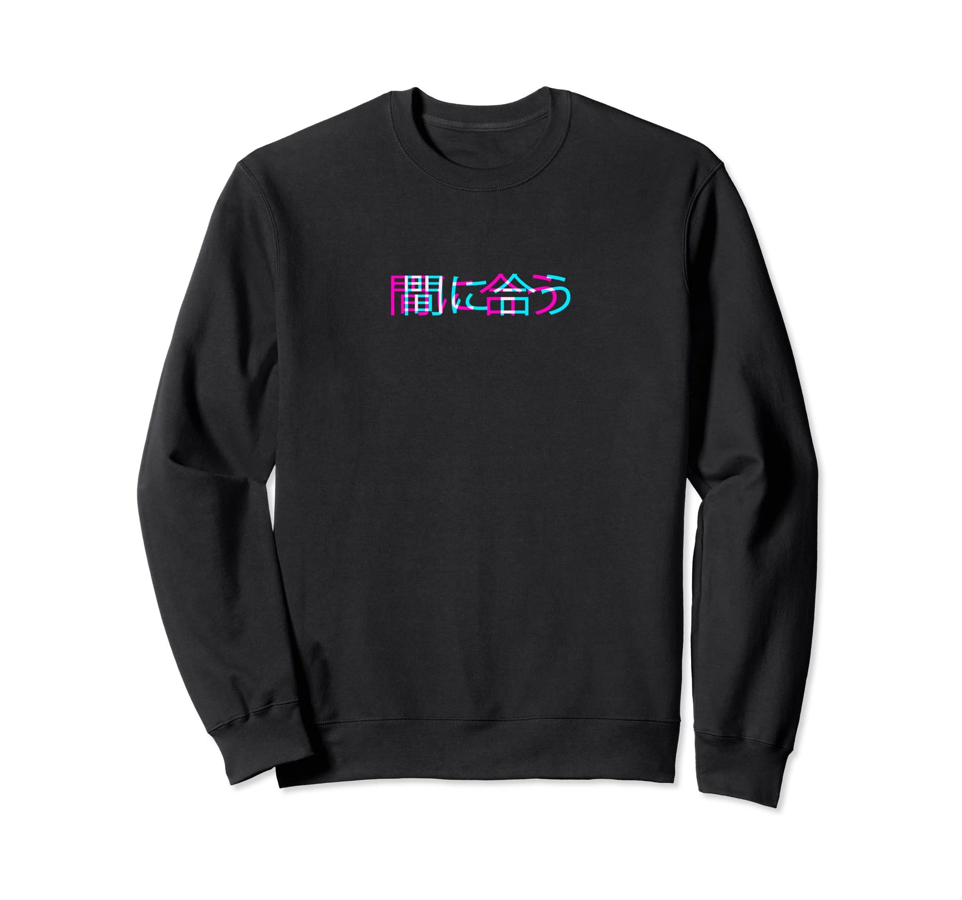 Maniau Japanese Glitch Anime Sweatshirt - Custom Art Print Unisex - T-Shirt, Sweatshirt, Hoodie