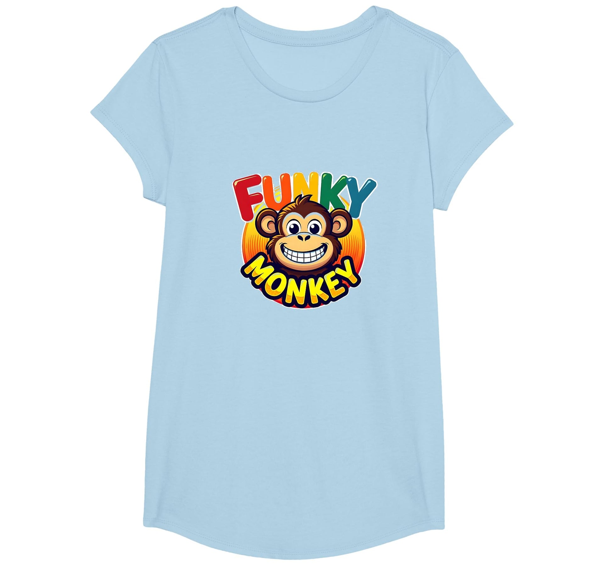 Funky Monkey Groovy Rainbow Party T-Shirt - Aesthetic Graphic Men Women - T-Shirt, Sweatshirt, Hoodie