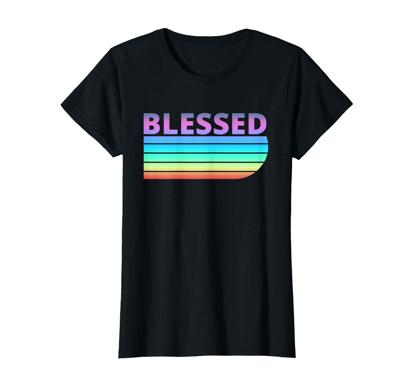 Blessed Bright Colors Tie Dye T-Shirt - Fun Novelty Design Men Women - T-Shirt, Sweatshirt, Hoodie